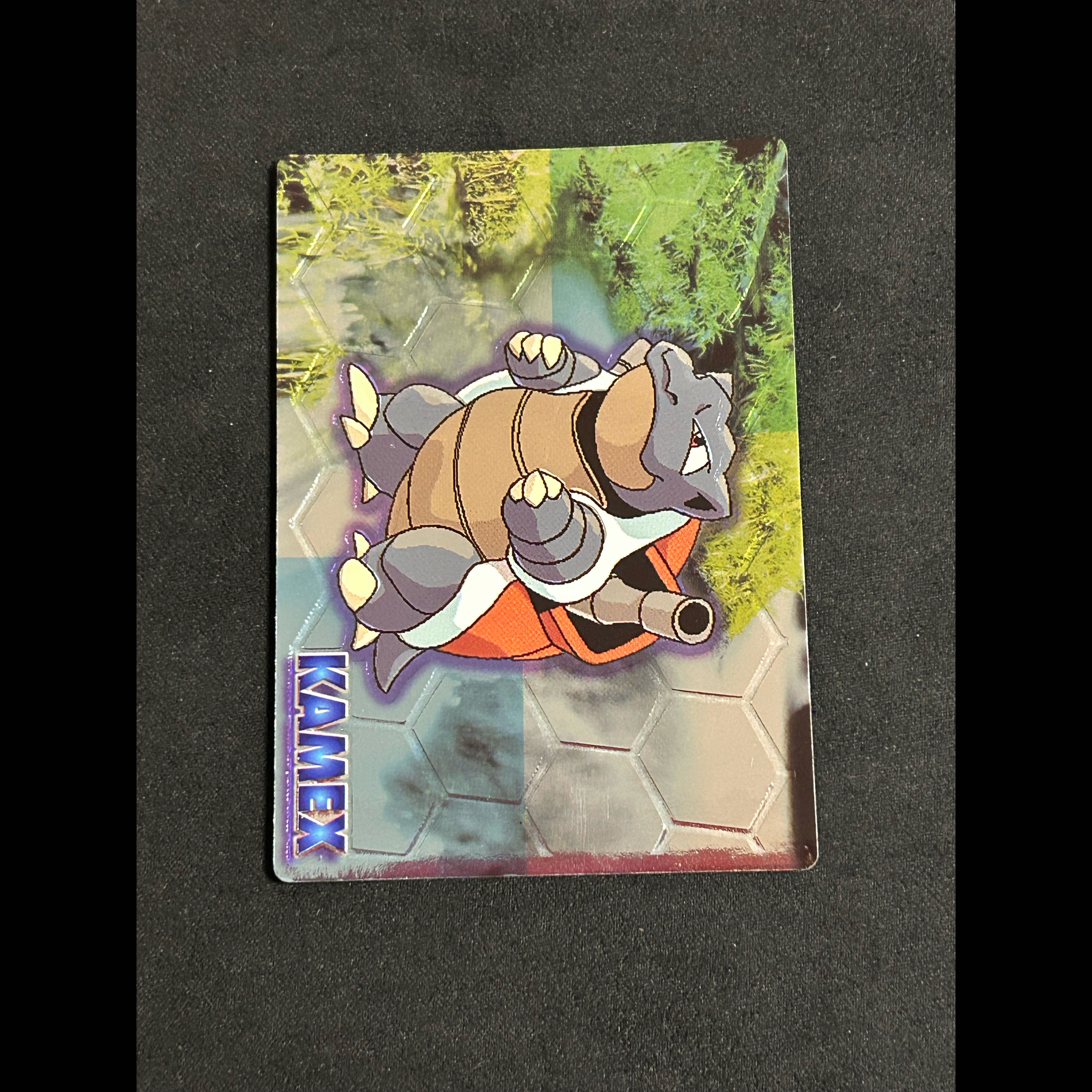 ポケモン 明治 ゲットカード スーパーコレクション カメックス キラカード ホログラム 当時物 レトロ 希少 1枚