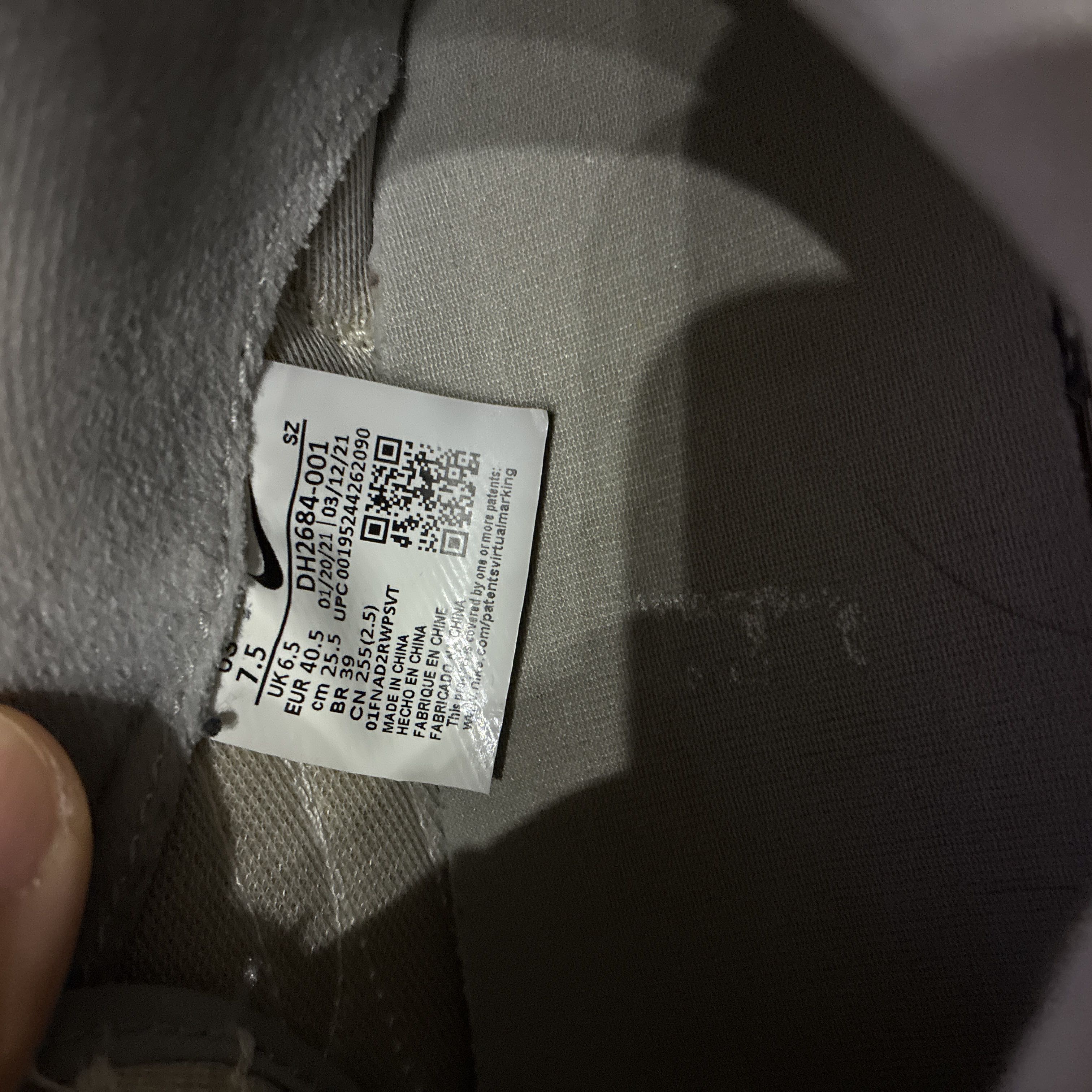 NIKE × sacai × Fragment LD waffle 25.5cm 25.5cm