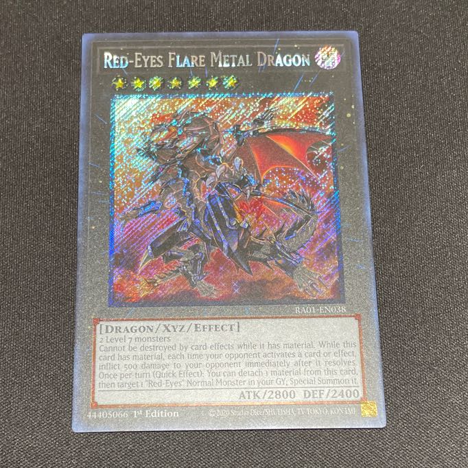 Red-Eyes Flare Metal Dragon Platinum Secret