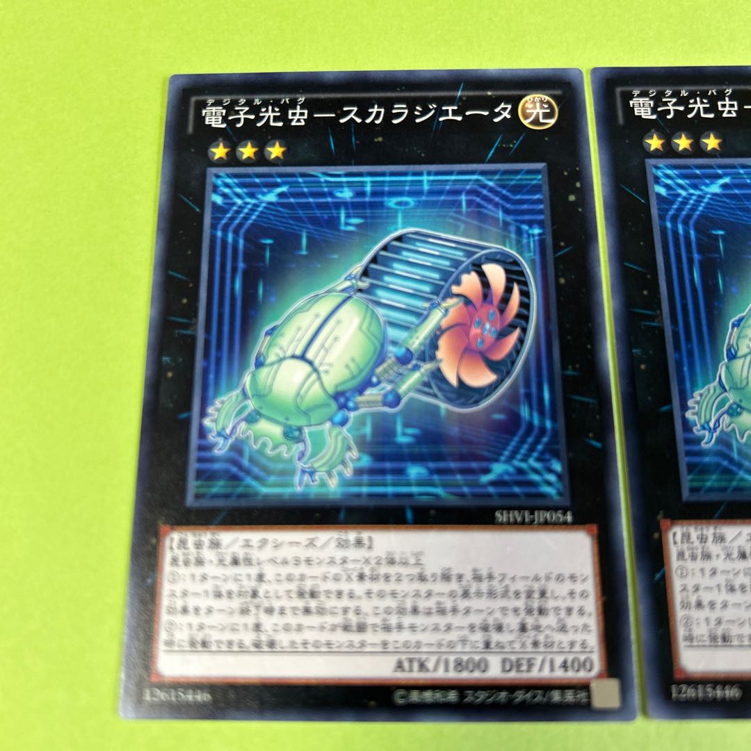 two sheets (pieces) (of paper) Electron light bug - SCARAGETA Normal JP054