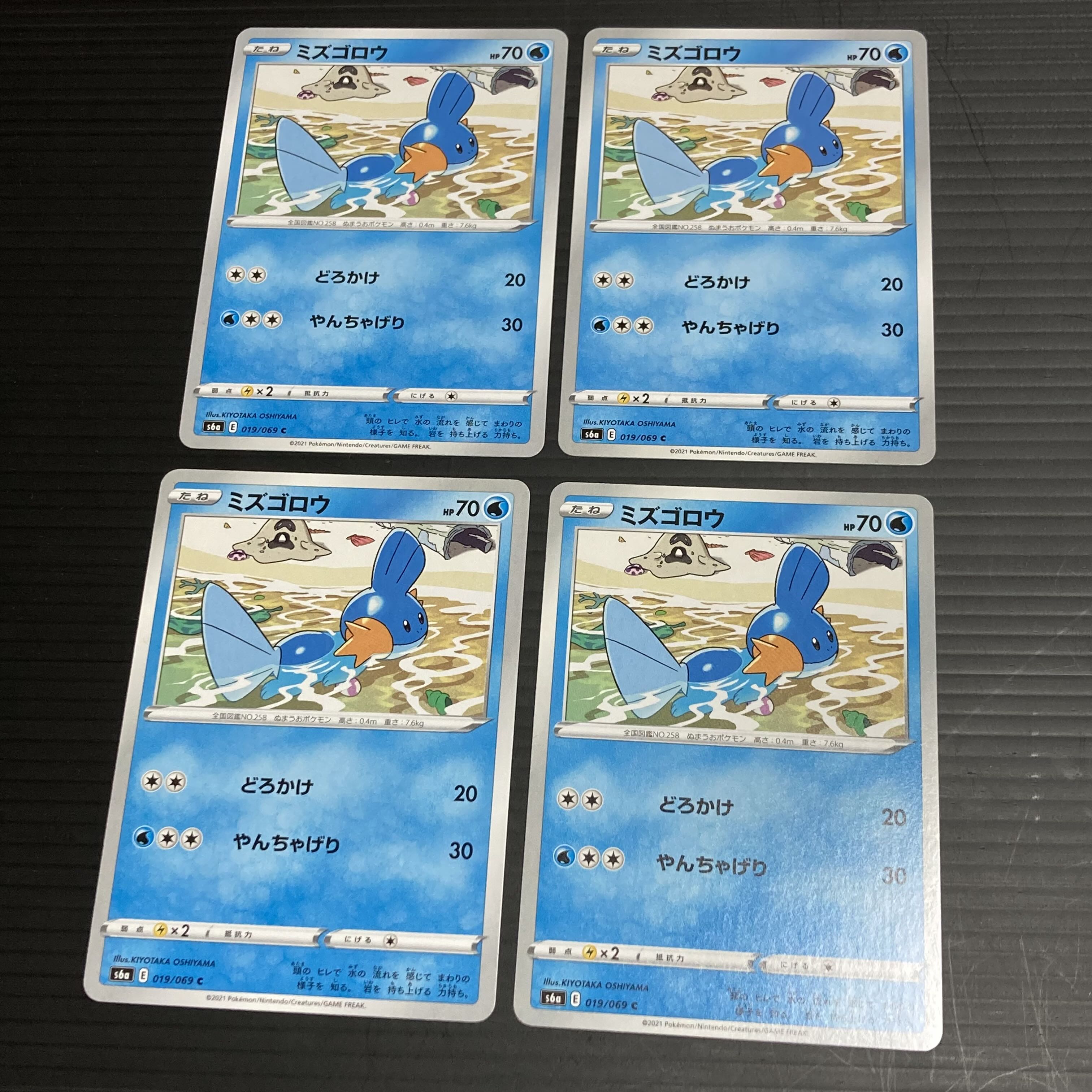 PC Mudkip (019/069) Common, set of 4 3