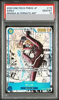 PSA10] Sanji (Parallel) (Super Parallel) (Comic Parallel, Comic Parallel, Cartoon Background) P-SEC OP06-119 1枚