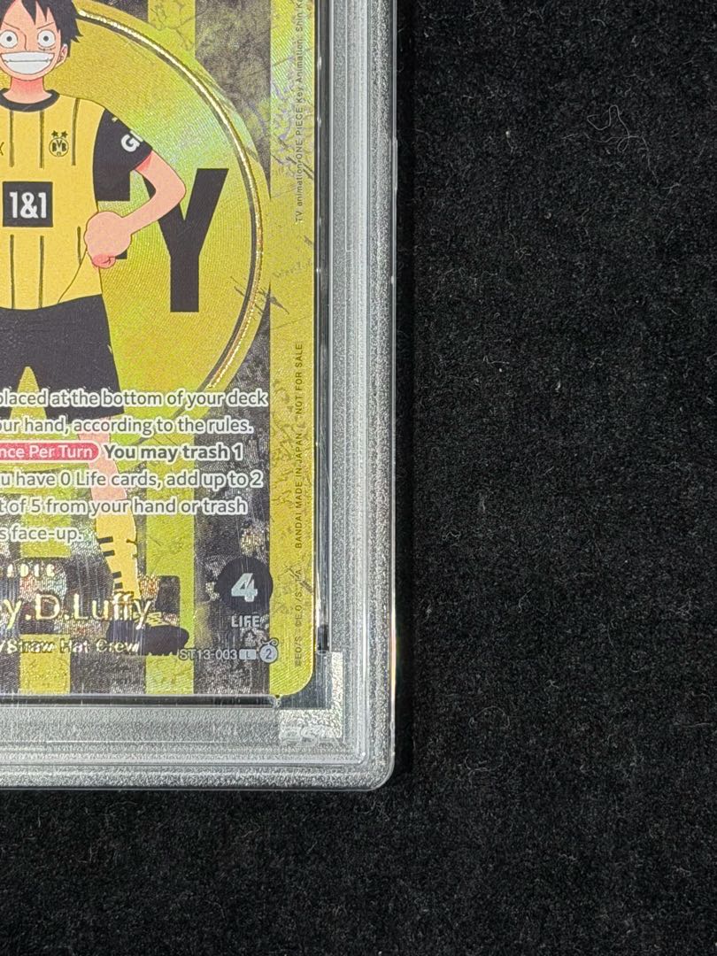 【PSA10】 モンキー・D・ルフィ 《英語版》 (ドルトムント) [L] {ST13-003} 1枚