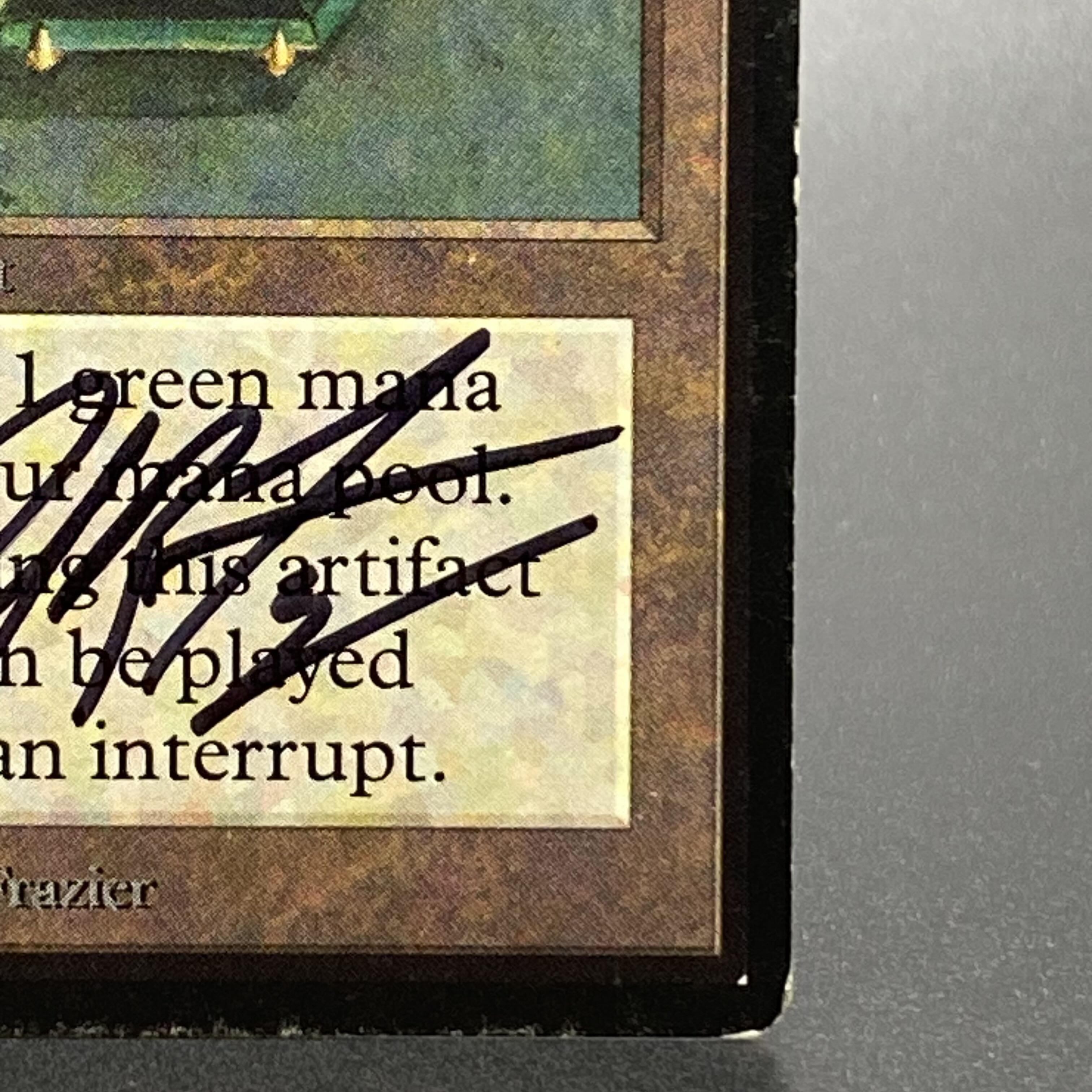 Mox Emerald rare beta signed