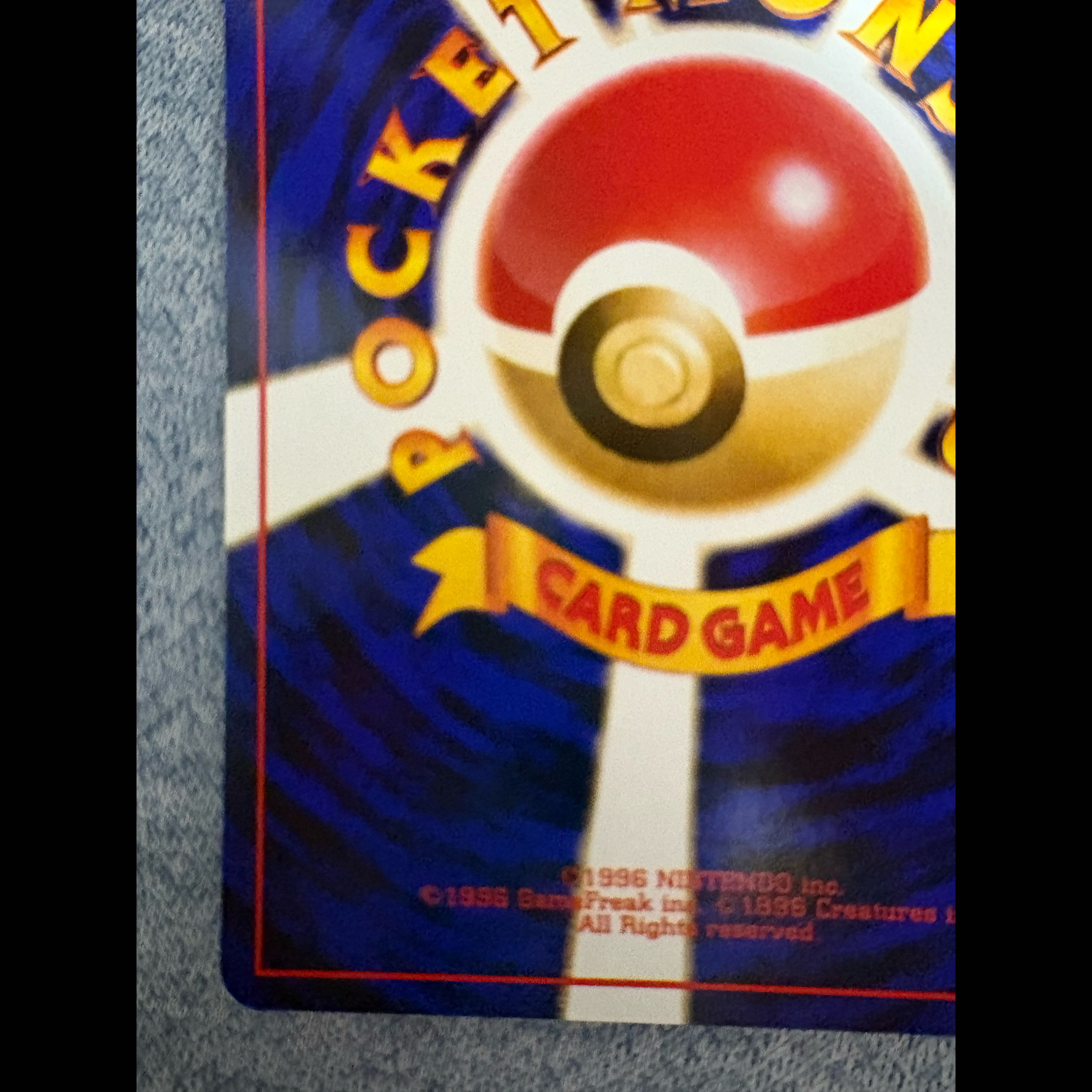 [In Excellent Condition] Pokémon Card (Old Back) Takashi's Geodude LV.17 HP50 Nibi City Gym 1枚