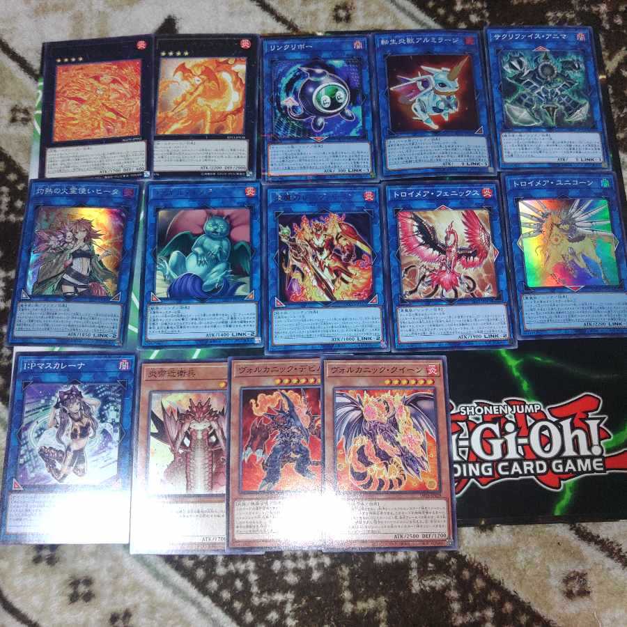 ヴォルカニック　デッキパーツ　炎族　遊戯王　は行　あ行　ボルカニック 1枚