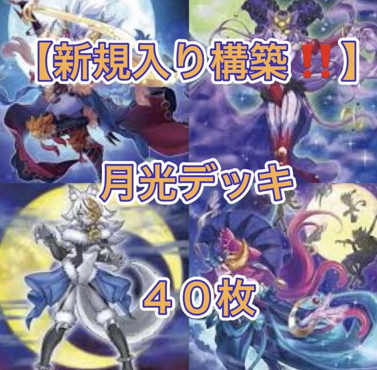 遊戯王【新規入り構築！！】月光デッキ40枚の通販 メデューサ