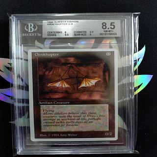 《羽ばたき飛行機械（Ornithopter
）サマーマジック　BGS8.5 1枚