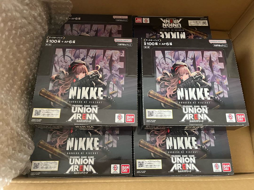 ユニオンアリーナ NIKKE 勝利の女神 新品未開封テープ付き6BOX 再販版 