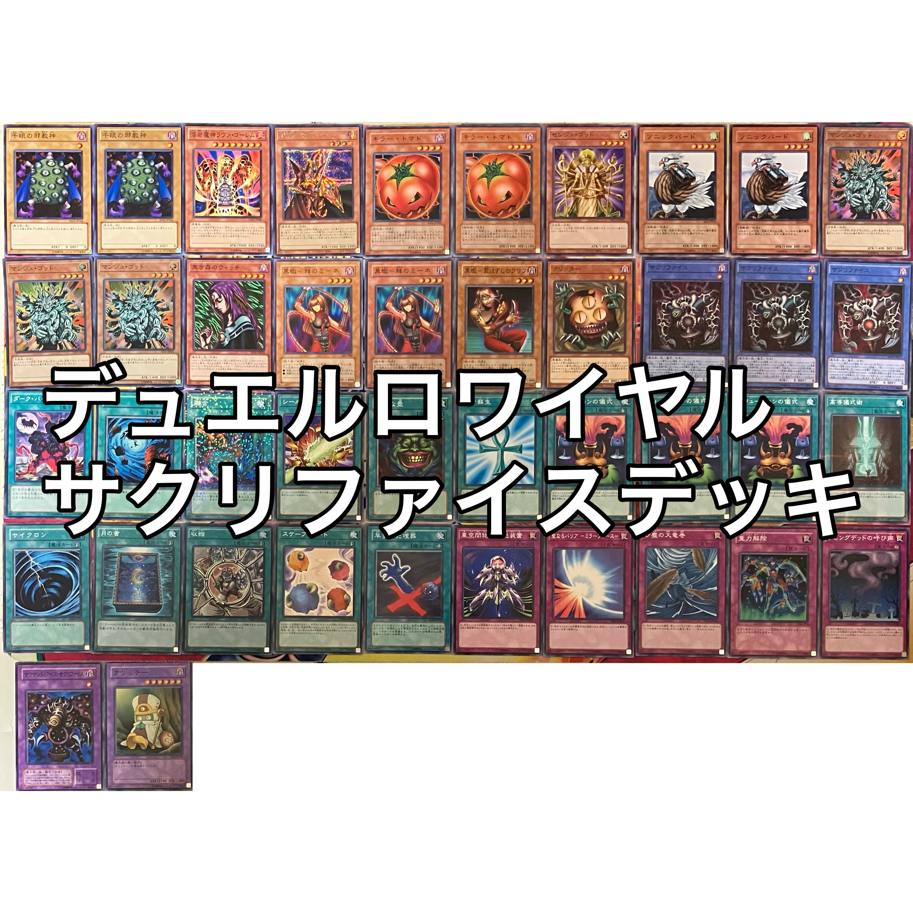 No.1353 デュエルロワイヤル サクリファイスデッキ 遊戯王 1枚