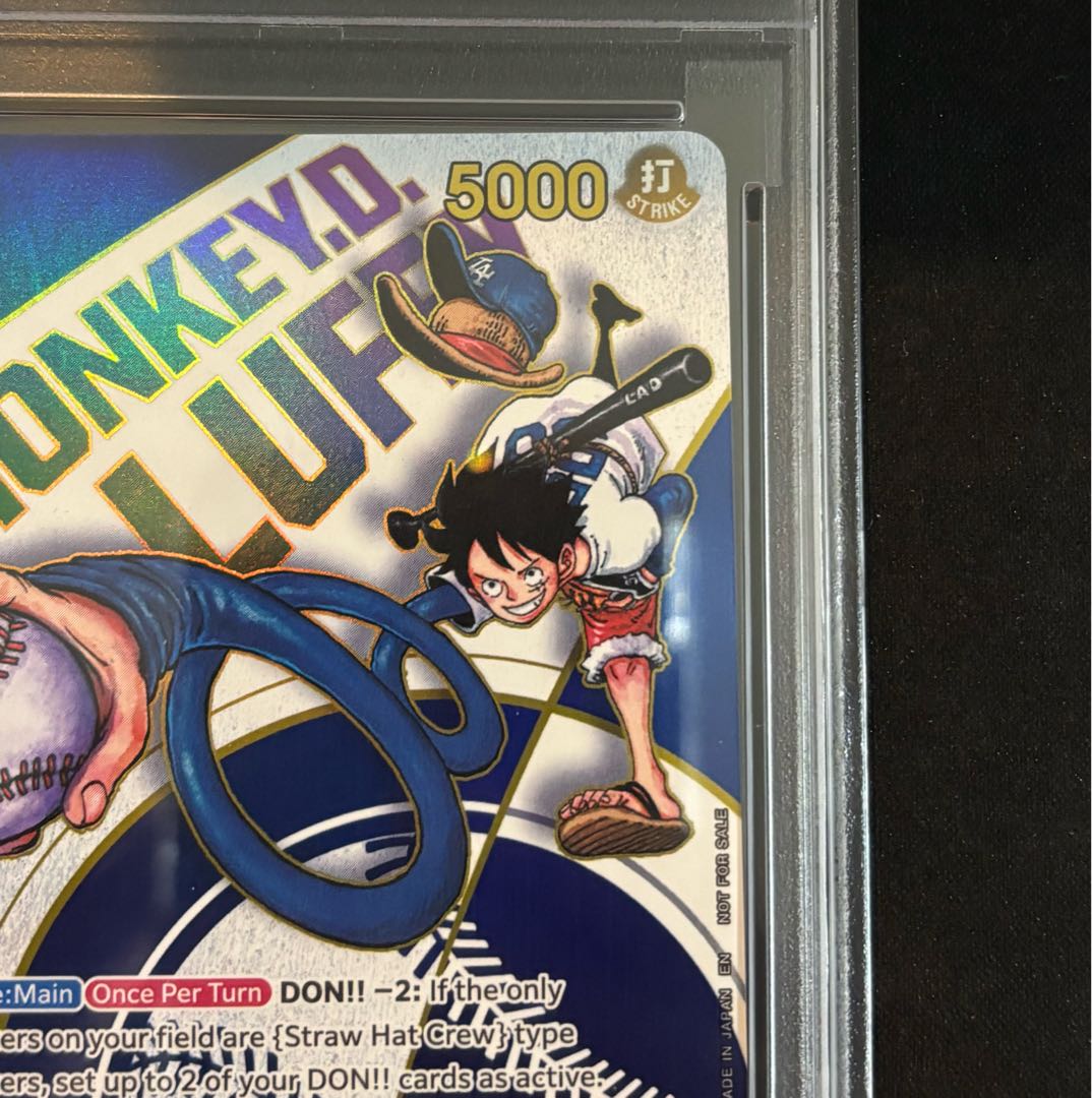 PSA10] Monkey D. Luffy (English Version / Dodgers) PROMO EB02-010 1枚