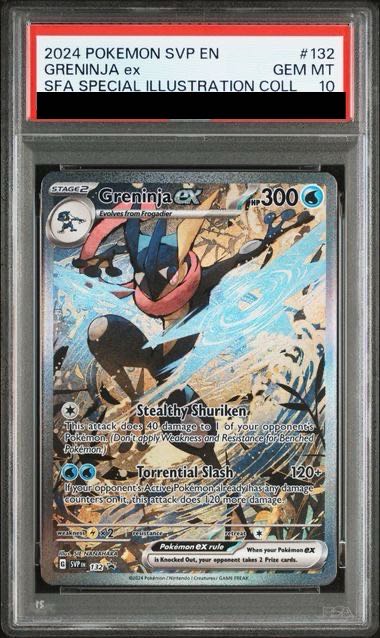 【PSA10】Greninja ex(ゲッコウガex)【P】{132/SV-P} [SV-P] 1枚
