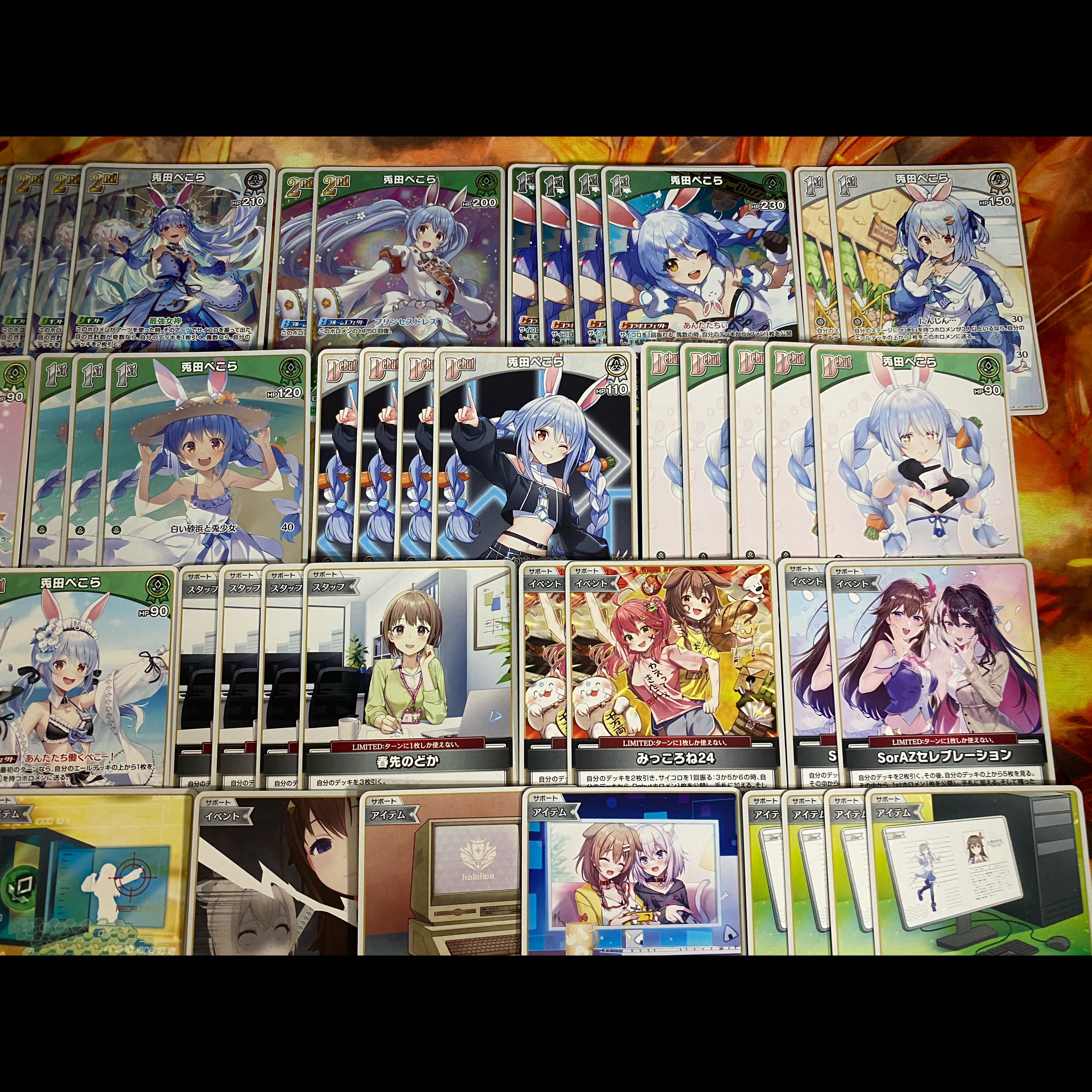 Pekora Usada Deck [Fully Built Deck: Hololive Card Game, Holoka, Summer Hologram 2nd, 1st Debut]  1枚