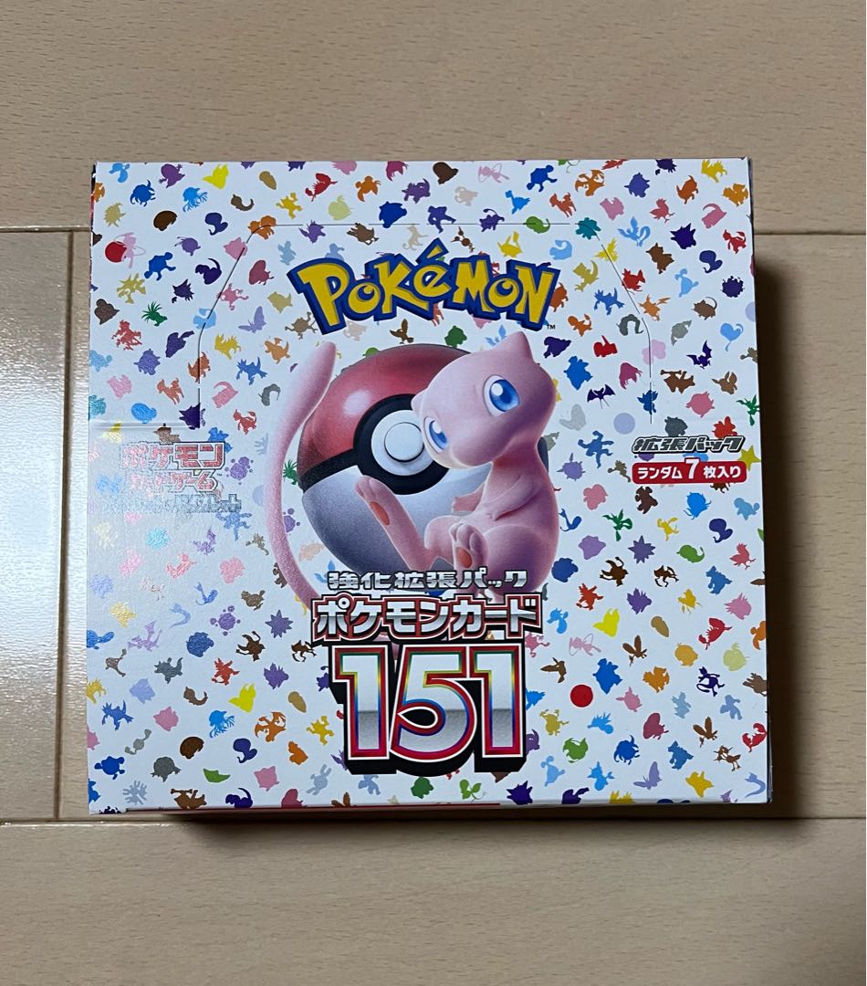 強化拡張パック「ポケモンカード151（イチゴーイチ）」 未開封BOX  1BOX