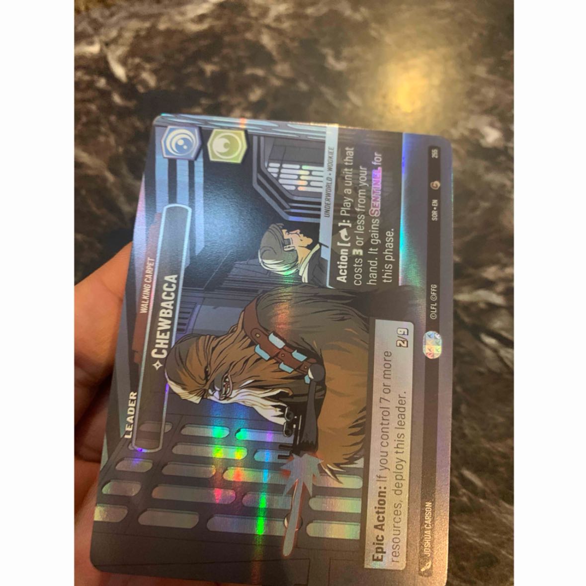 スターウォーズ　アンリミテッド ショーケース マンダロリアン チューバッカ 1枚