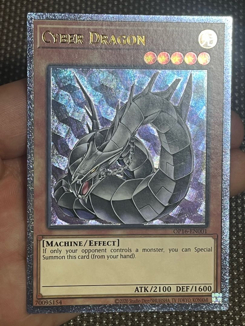 Yu-Gi-Oh Cyber Dragon English (North America) Relief OTS 1枚