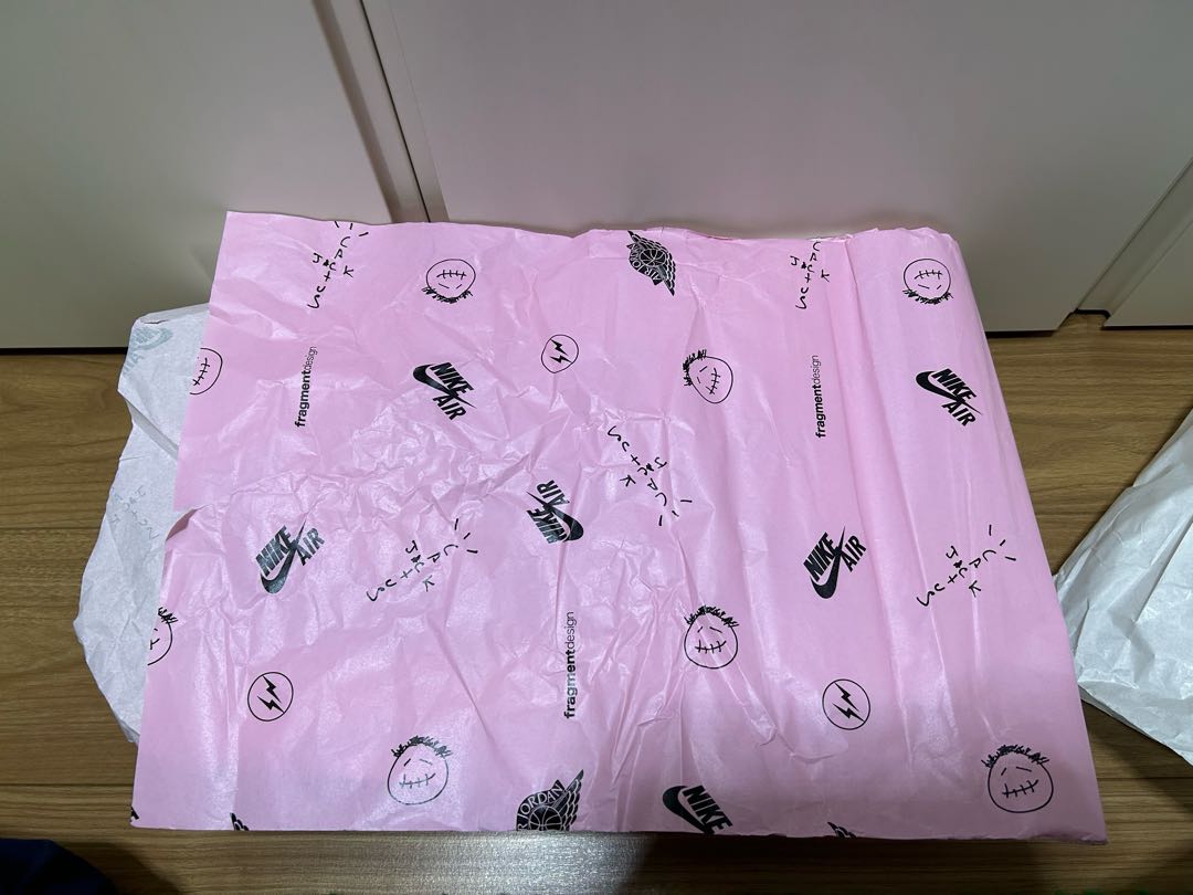 値下げ！ フラグメント デザイン × トラヴィス・スコット × ナイキ エアジョーダン 1 ロー Og セイル/ミリタリー ブルーブラックモスリン 27cm