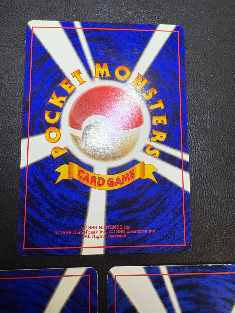 Mankey&Jynx&Sunkern(Spearow)/Why it became a Pokemon card Old back