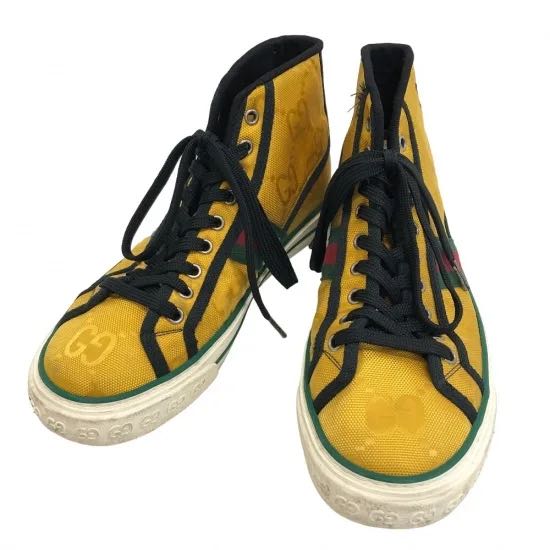 Gucci GG グッチ TENNIS 1977 スニーカー ハイカット 26.5cm