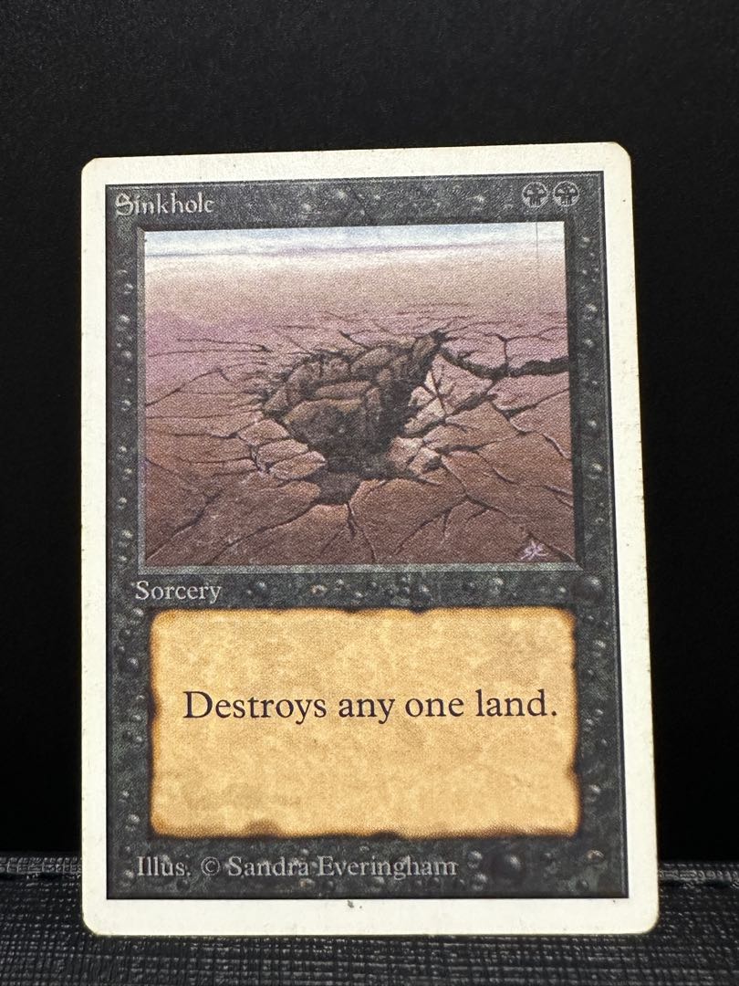 【MtG】 Sinkhole 英語 2ED 4枚