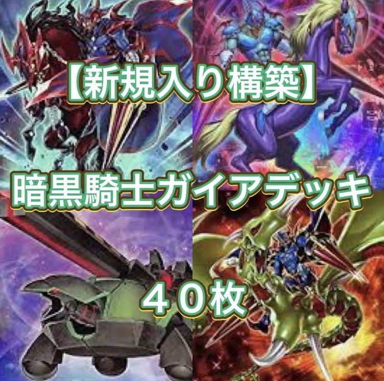 遊戯王【新規入り構築！！】暗黒騎士ガイアデッキ４０枚