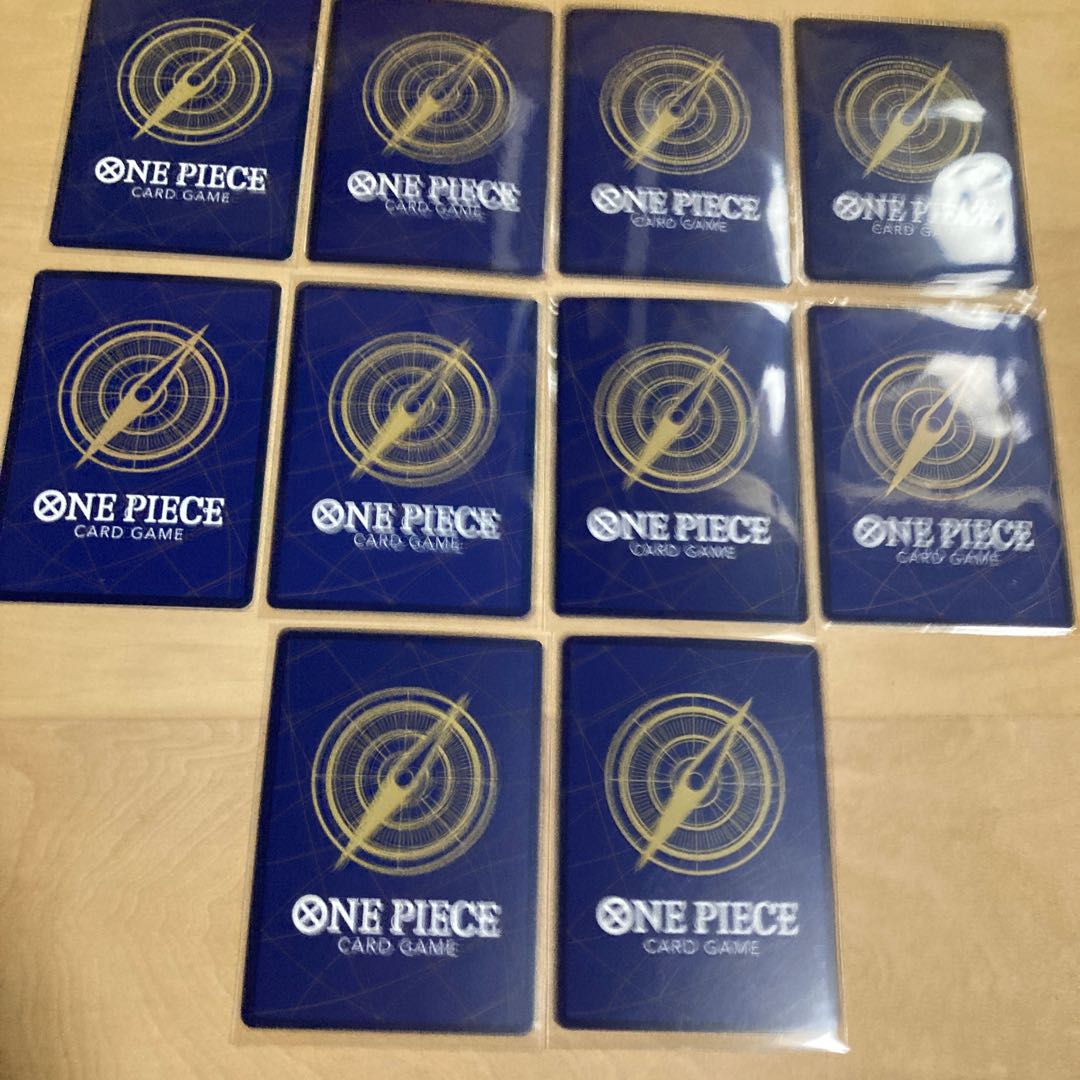 One Piece, Red, R Card Set of 10 Parts.