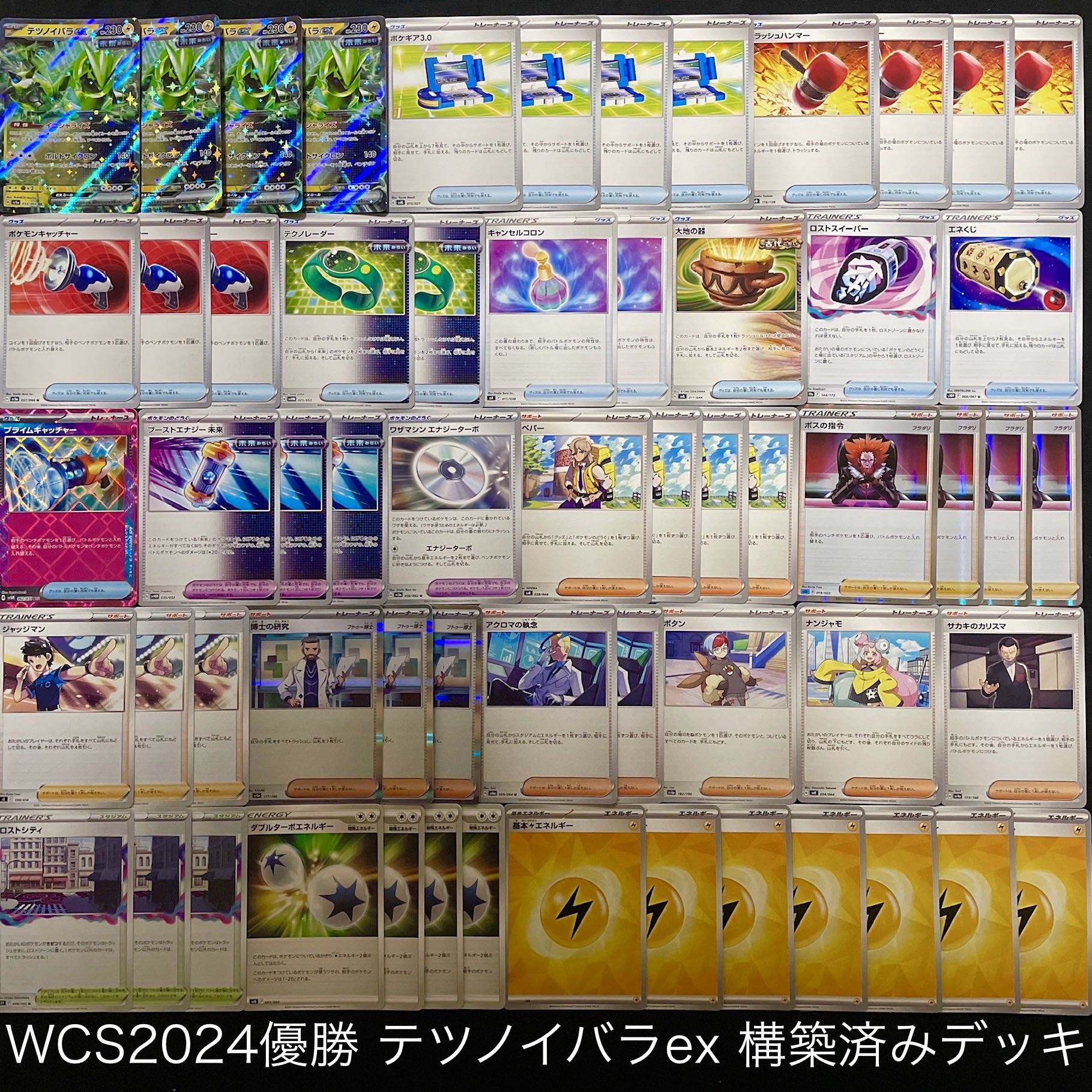 ポケカ】 No.648 WCS2024優勝 テツノイバラex プライム ポケカ】 No.648 WCS2024優勝 テツノイバラex プライム