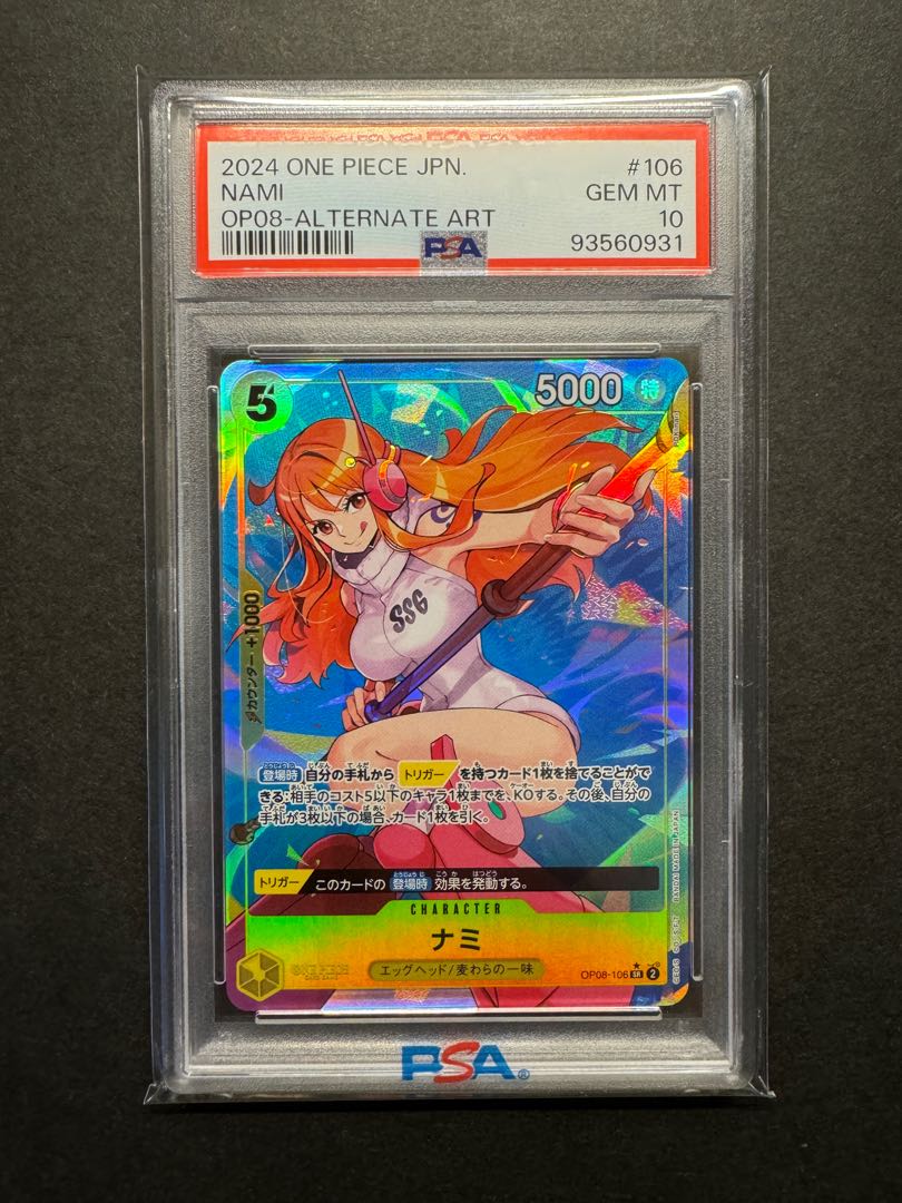 PSA10 Nami SR-P [OP08-106] (Flareon pack "Two Legends")