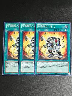 Yu-Gi-Oh Studio 3 copies Indomitable Gladiator Beast Normal JP101
