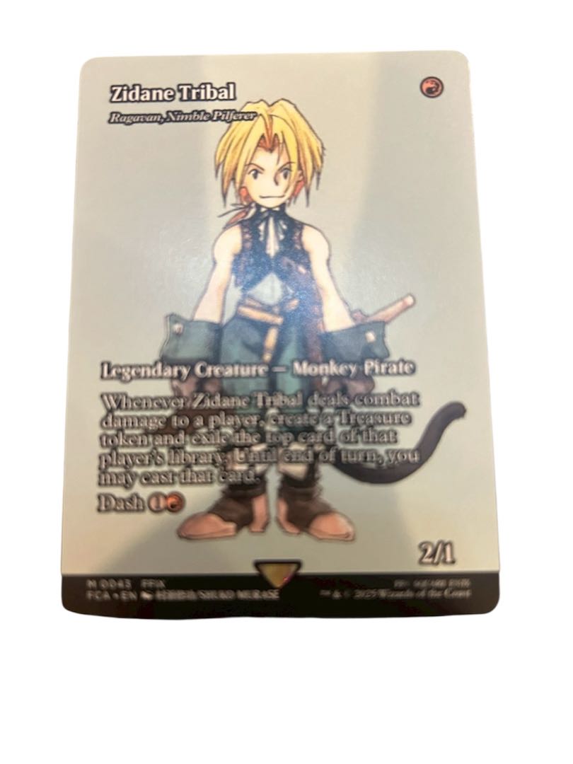 Mtg ff マジックザギャザリング ジタン トライバル 敏捷なこそ泥 ショーケース 継承史  FF ファイナルファンタジー  1枚