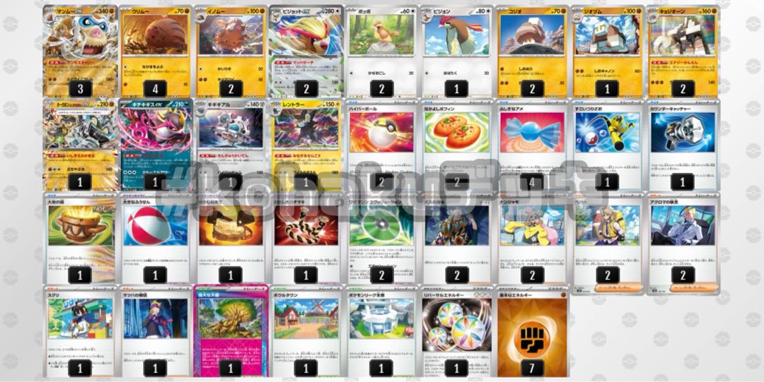 マンムーex キョジオーン 本格 構築済みデッキ ポケモンカードの マンムーex キョジオーン 本格 構築済みデッキ ポケモンカードの