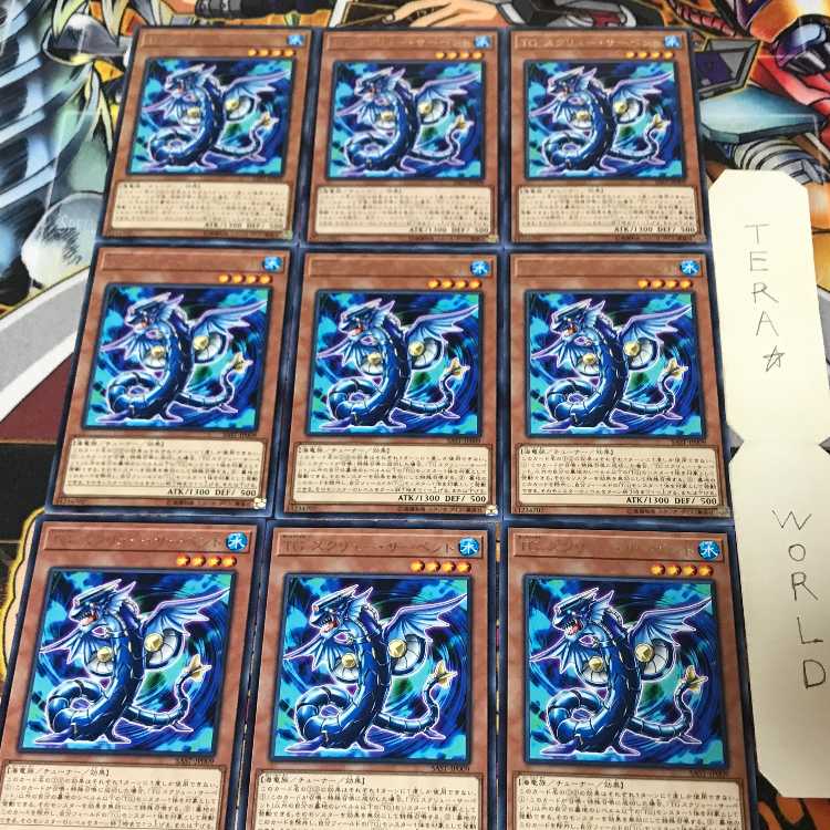 T.G. Screw Serpent SAST 1 rare, set of 9 Tera.