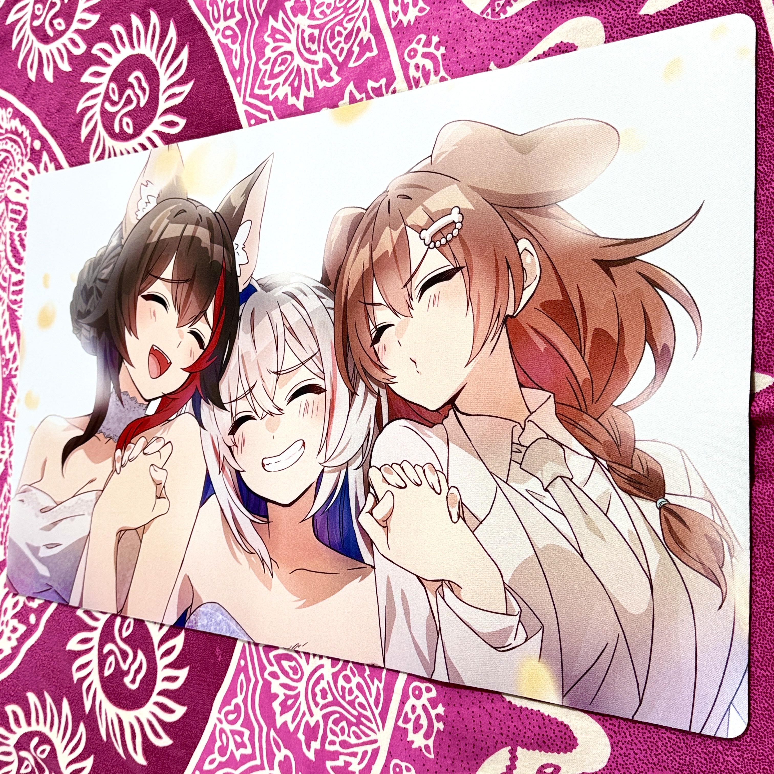 【開封済み】ホロライブ パン屋ファミリー 未確認スリーブ プレイマット