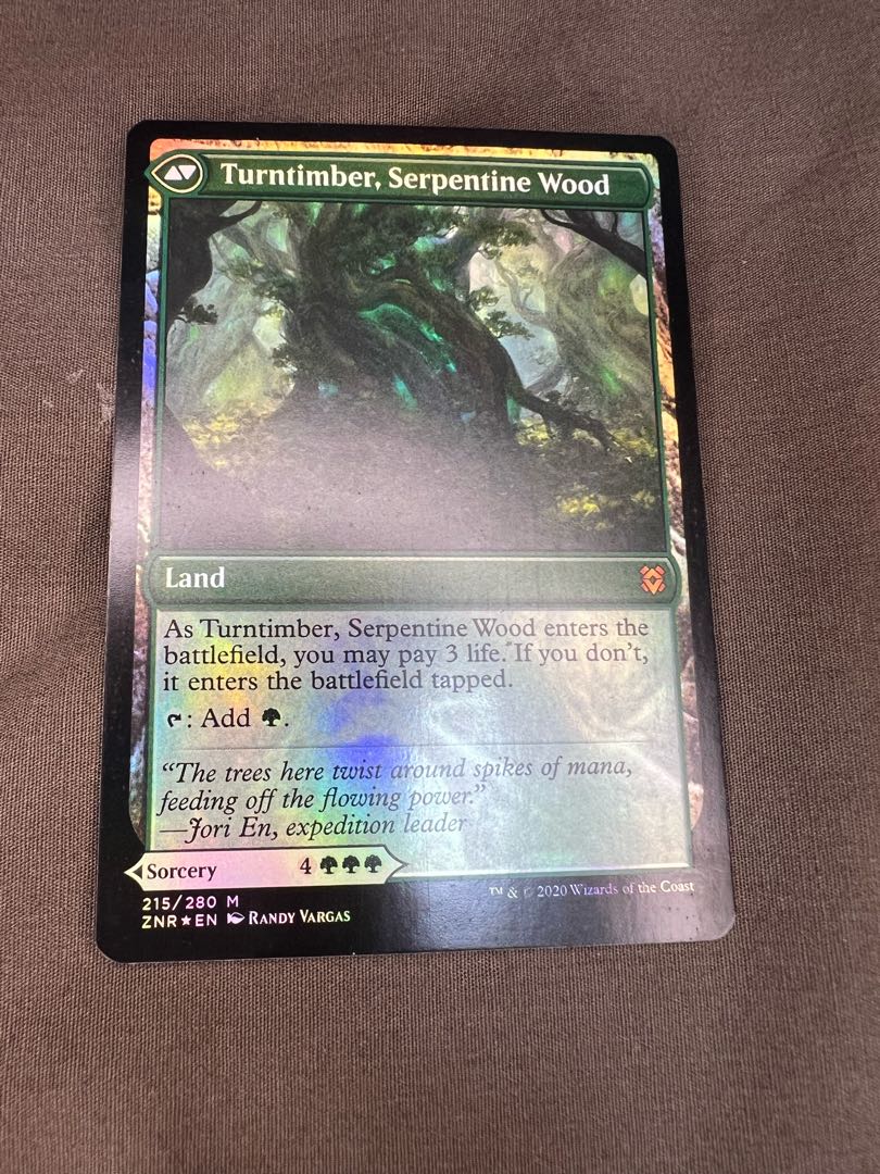 FOIL Turntimber Symbiosis / Turntimber Symbiosis / Undulating Forest, Strange Trees / Turntimber, Serpentine Wood ZNR 1枚