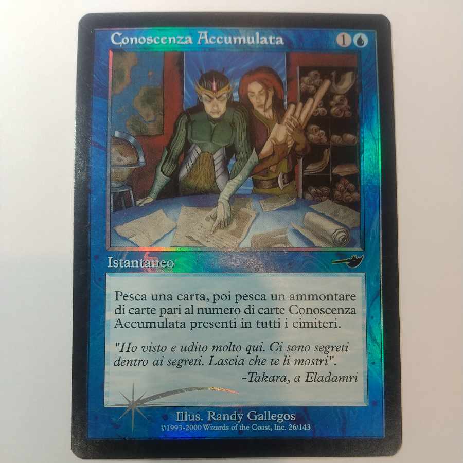 [NEM] Accumulated Knowledge [Foil] [Italian 1枚
