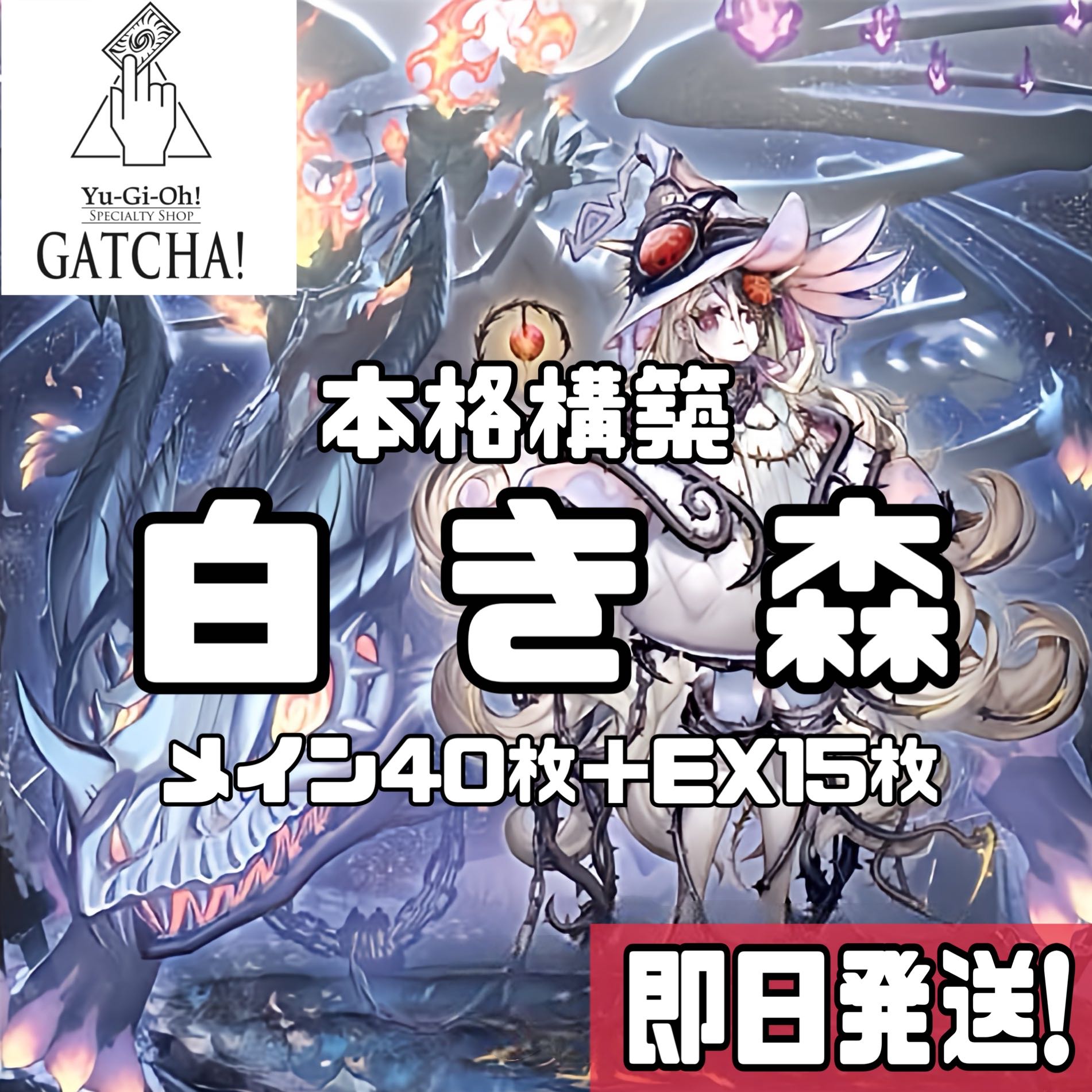 即日発送!【白き森】デッキ 遊戯王 白き森の聖徒リゼット 白き 即日発送!【白き森】デッキ 遊戯王 白き森の聖徒リゼット 白き