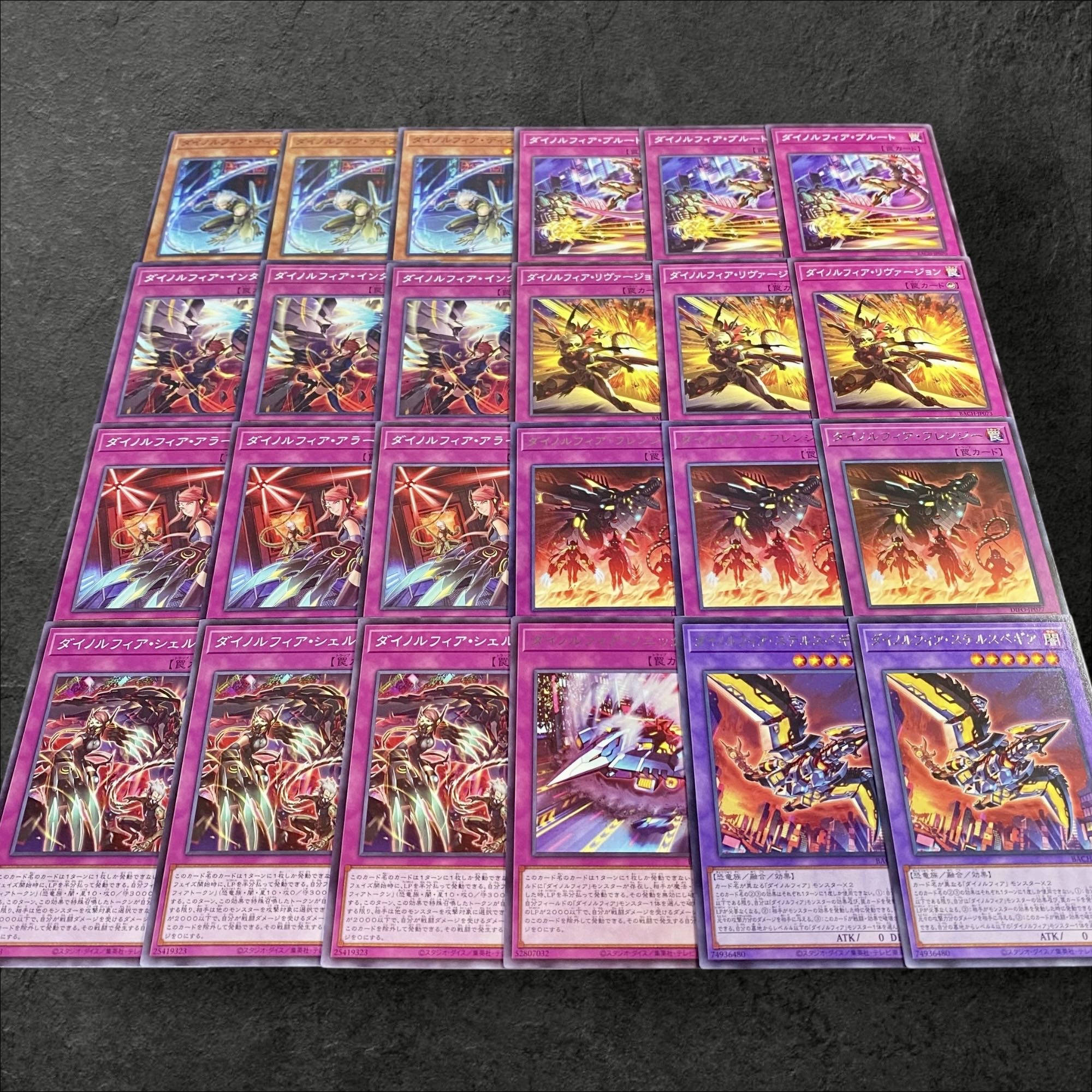 A481 [King of Games] Dinolfia Deck Parts, set of 24