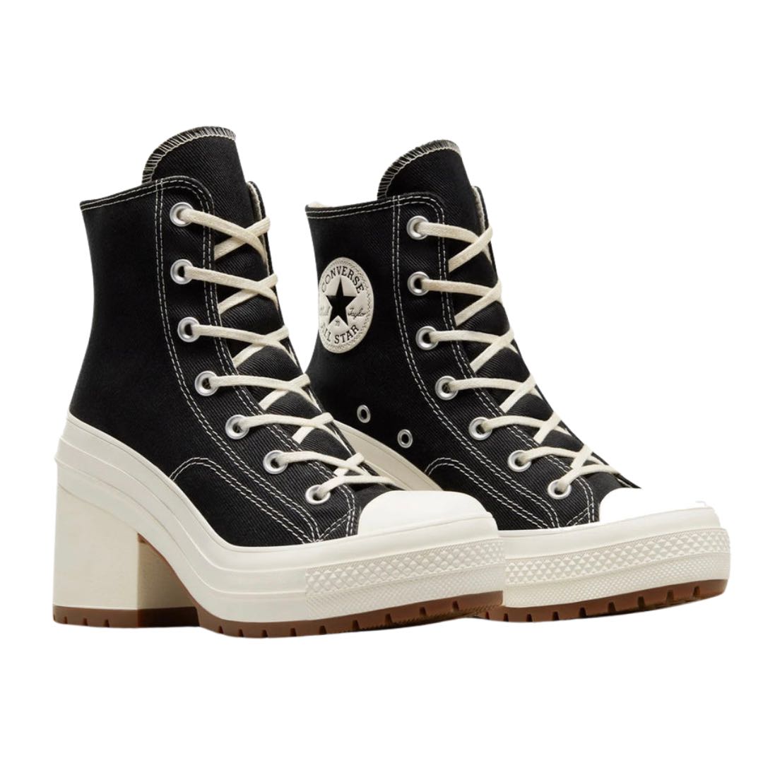 【韓国限定】新品未使用CONVERSE チャック70デラックスヒルブラック A05347C チャックテイラー 厚底ヒール日本未発売 24cm