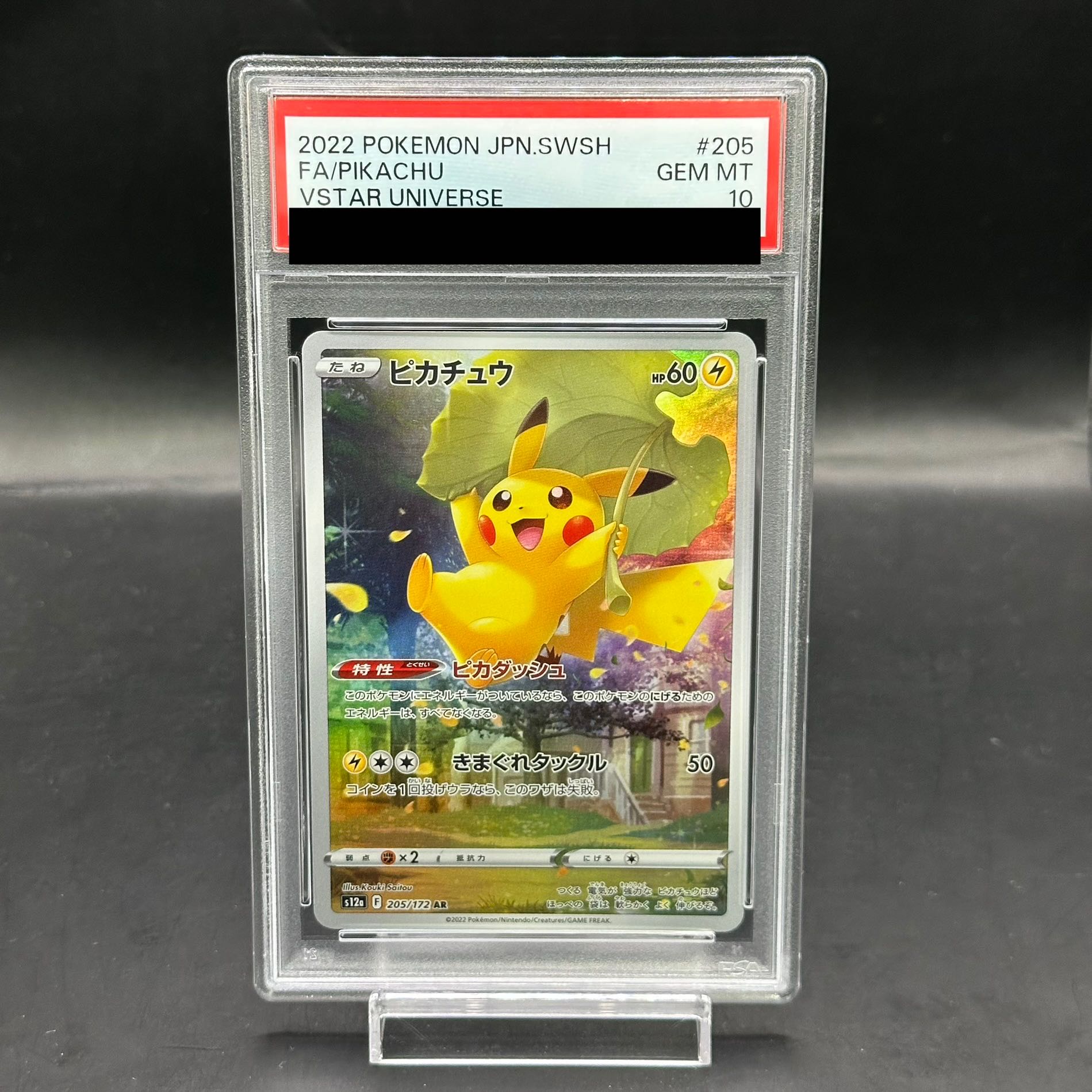 【PSA10】ピカチュウ AR 205/172