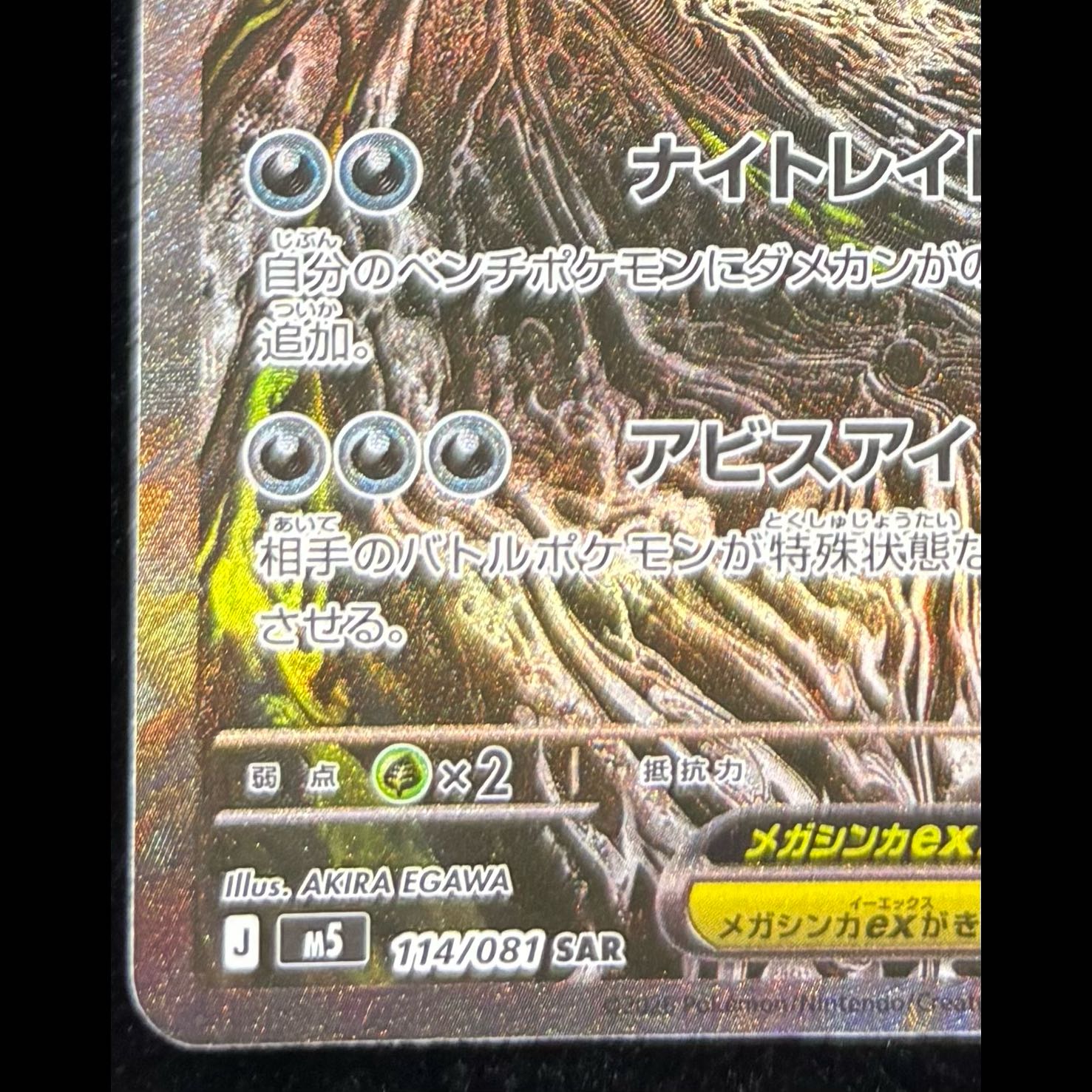 Mega Darkrai EX SAR 114/081 1枚