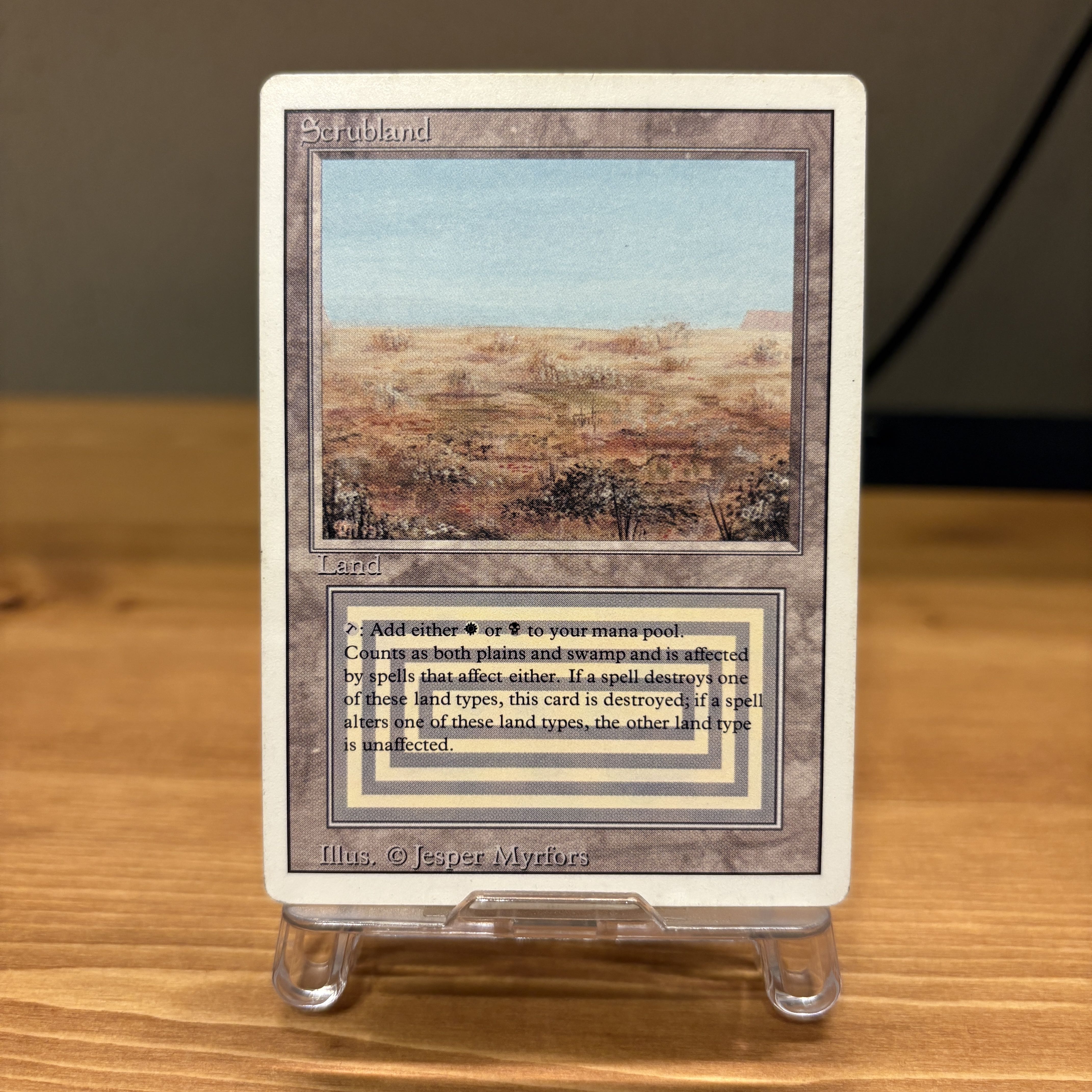 [PLD]Scrubland 3ED Revised Dualland MTG