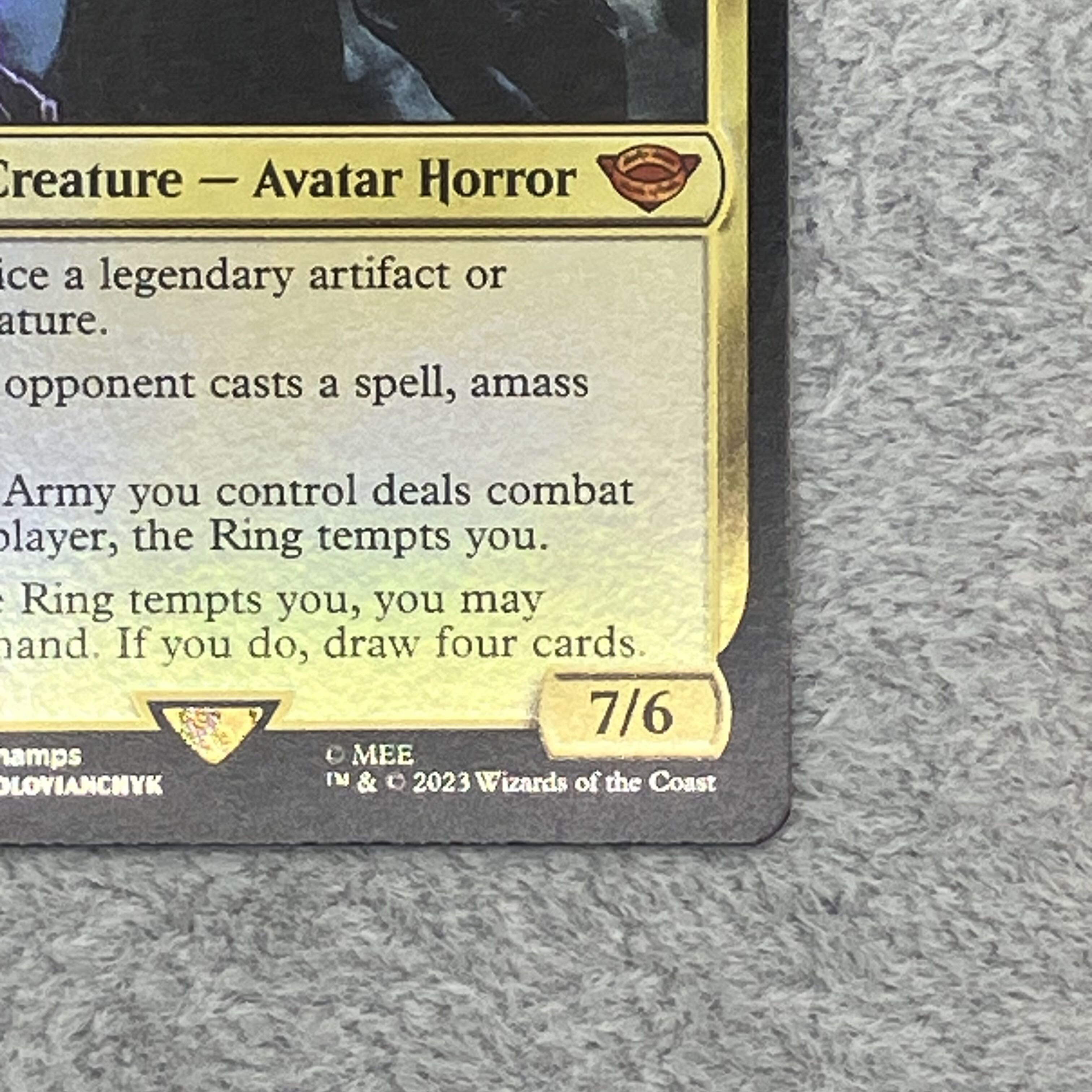 <EN> 《Sauron, the Dark Lord》 (Champions Cup Promo) [LTR] 1枚