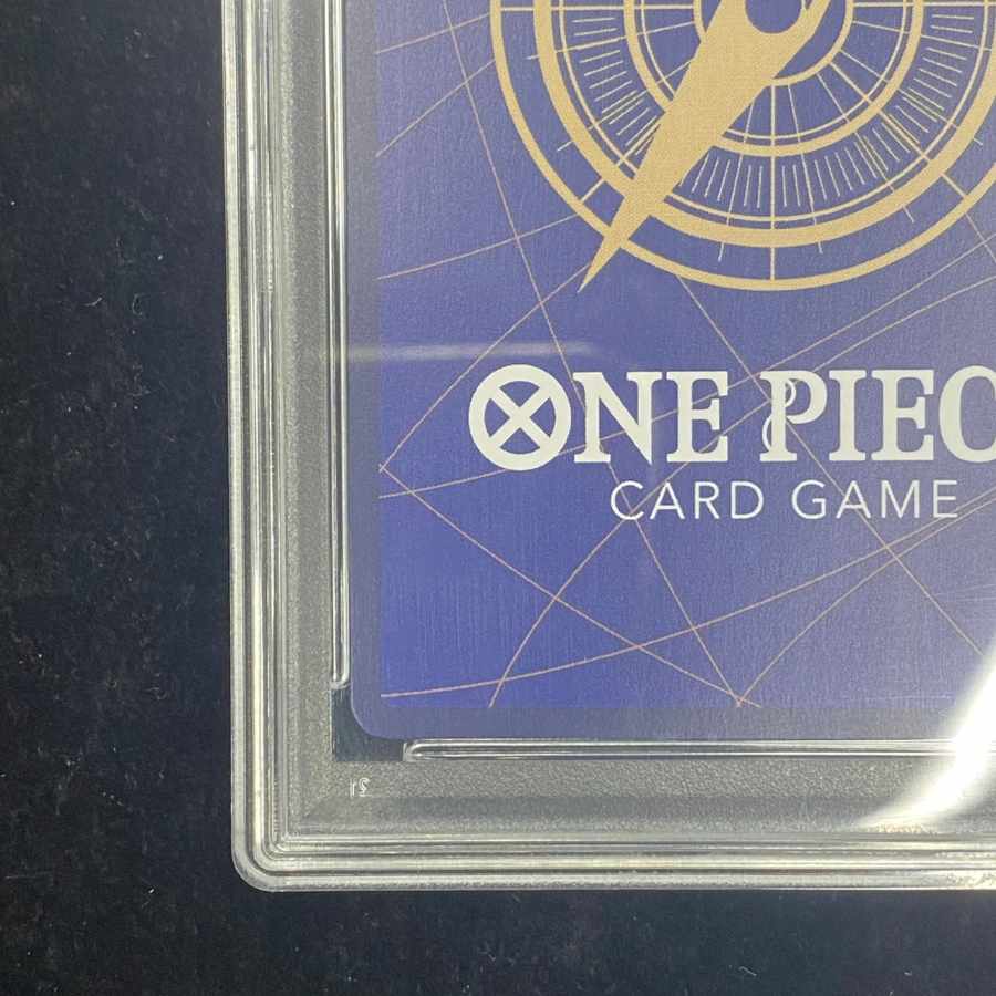 【PSA10】モンキー・D・ルフィ(パラレル)(レッドスーパーパラレル)(コミックパラレル・コミパラ・漫画背景) P-SEC OP13-118