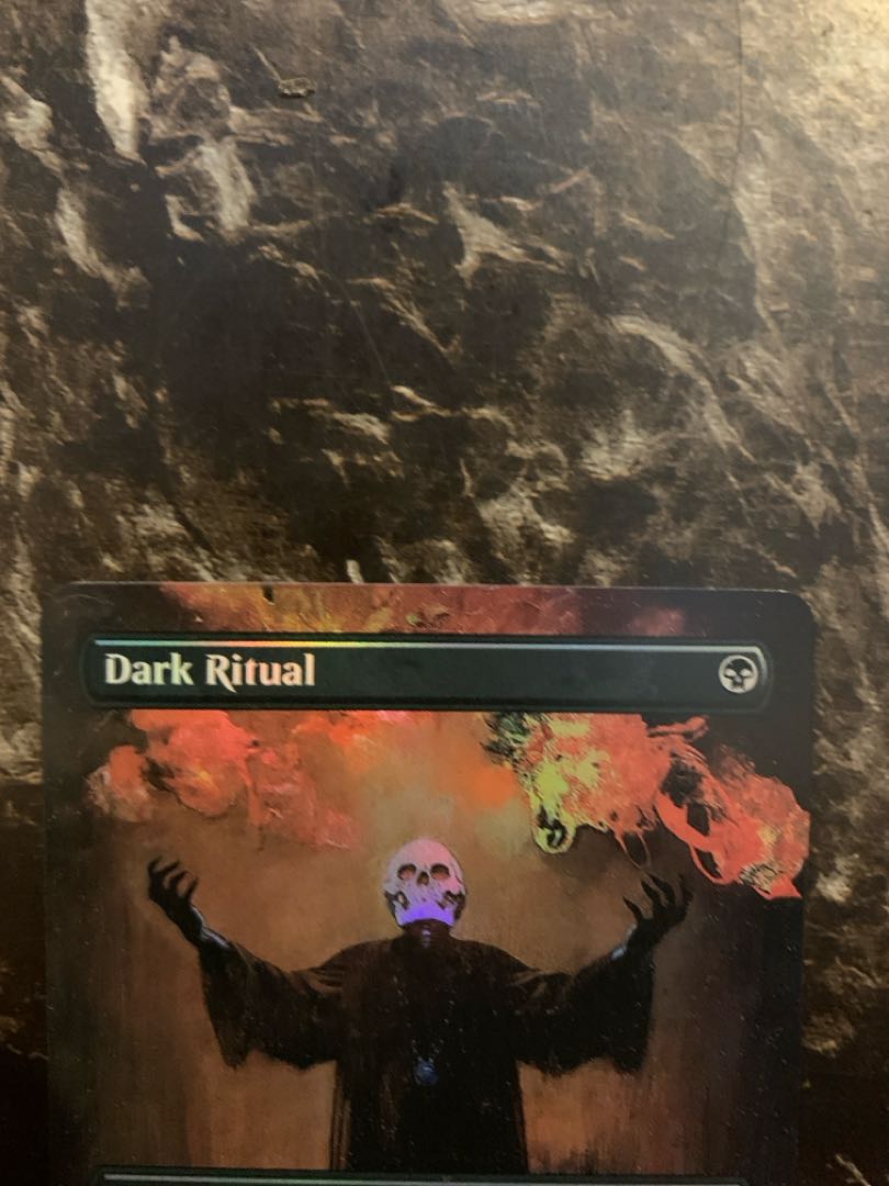 mtg Secret lair Frank Frazetta Dark Ritual Gathering