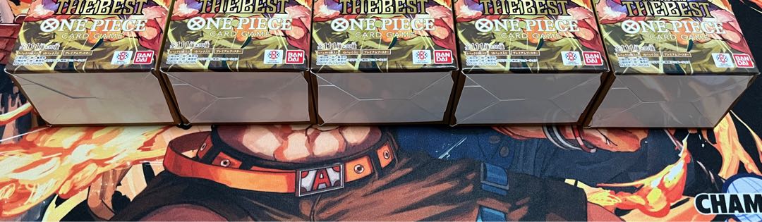 プレミアムブースター ONE PIECE CARD THE BEST【PRB-01】未開封BOX   ワンピースカード　テープ付き　未サーチ 5BOX