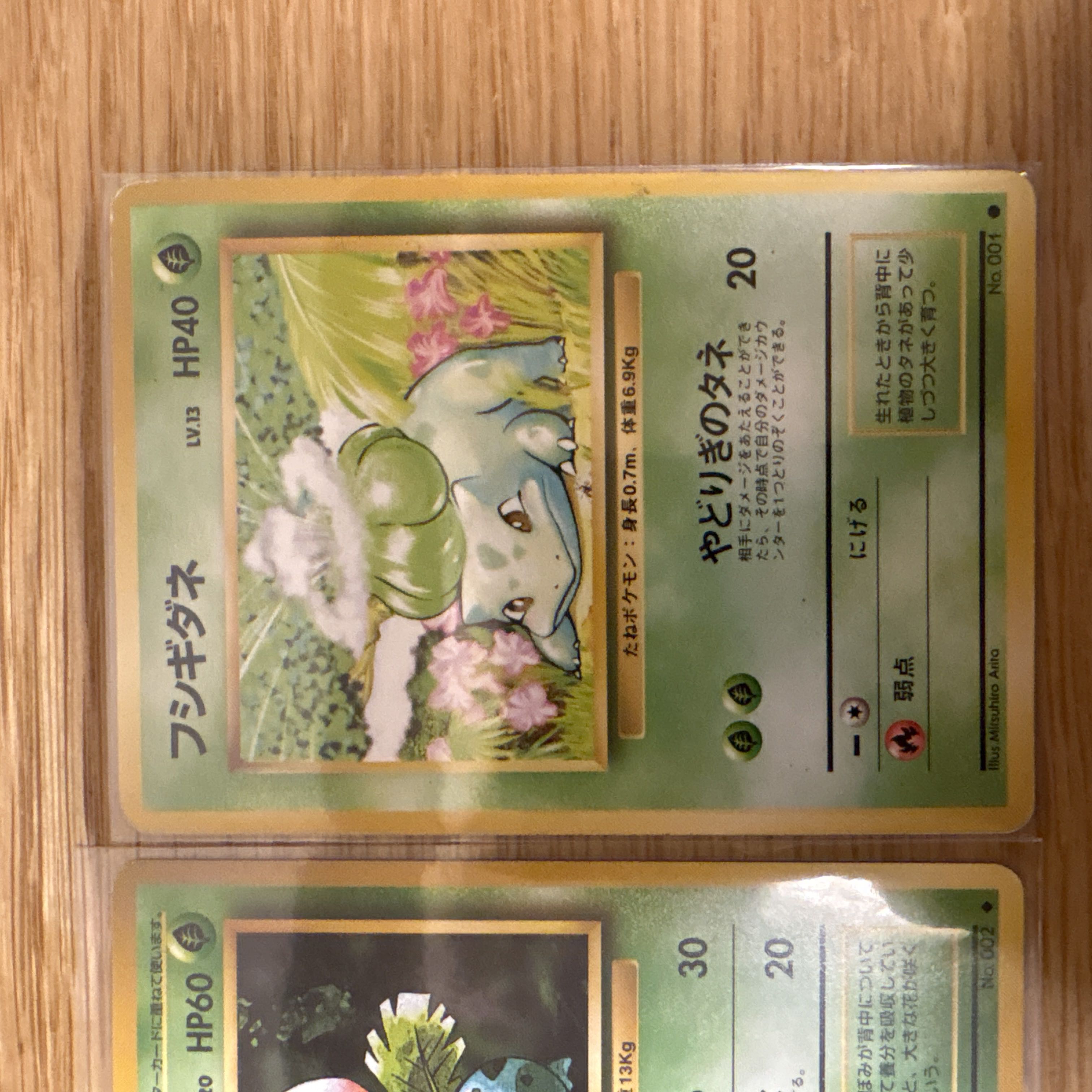 Bulbasaur Evolution Line Set 2枚