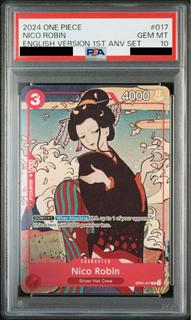 【PSA10】ニコ・ロビン 1st anniversary set 英語版 R OP01-017 1枚