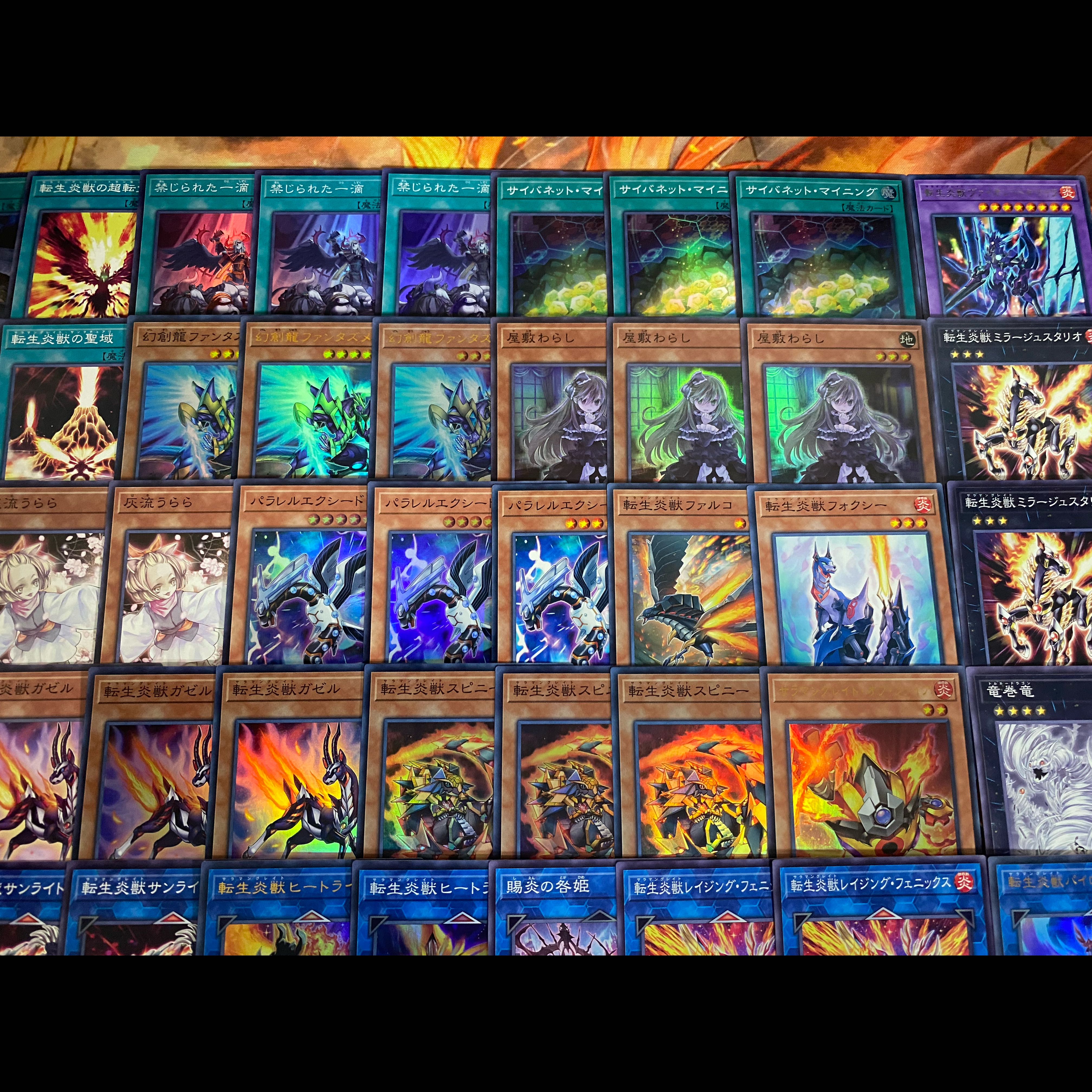 遊戯王　転生炎獣　サラマングレイト　本格構築デッキ　大会構築【パイロフェニックス サラマングレイトオブファイア 灰流うらら】 1枚