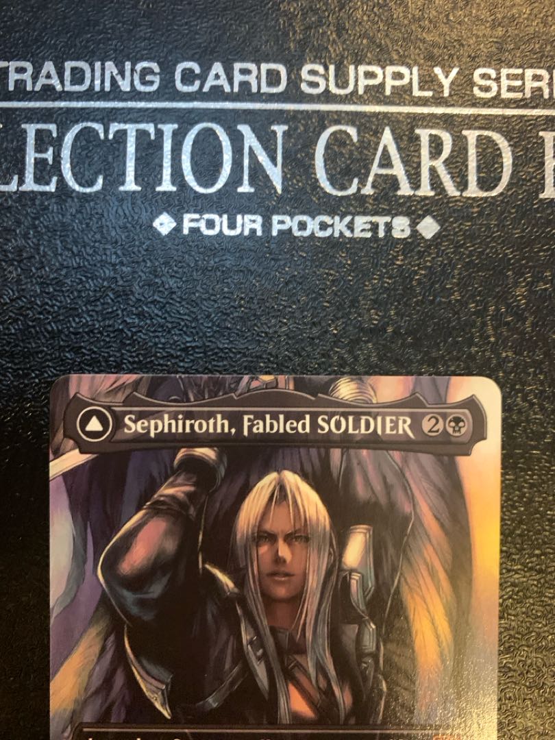 威名のソルジャー、セフィロス　ボーダーレス　mtg ff 野村哲也　英語　ファイナルファンタジー7 Ⅶ