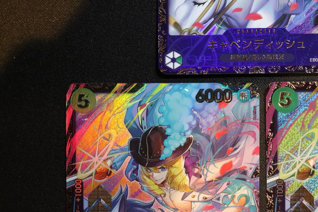 3枚セット キャベンディッシュ(パラレル) フラッグシップバトル2024 開封済み PROMO EB01-012 1枚